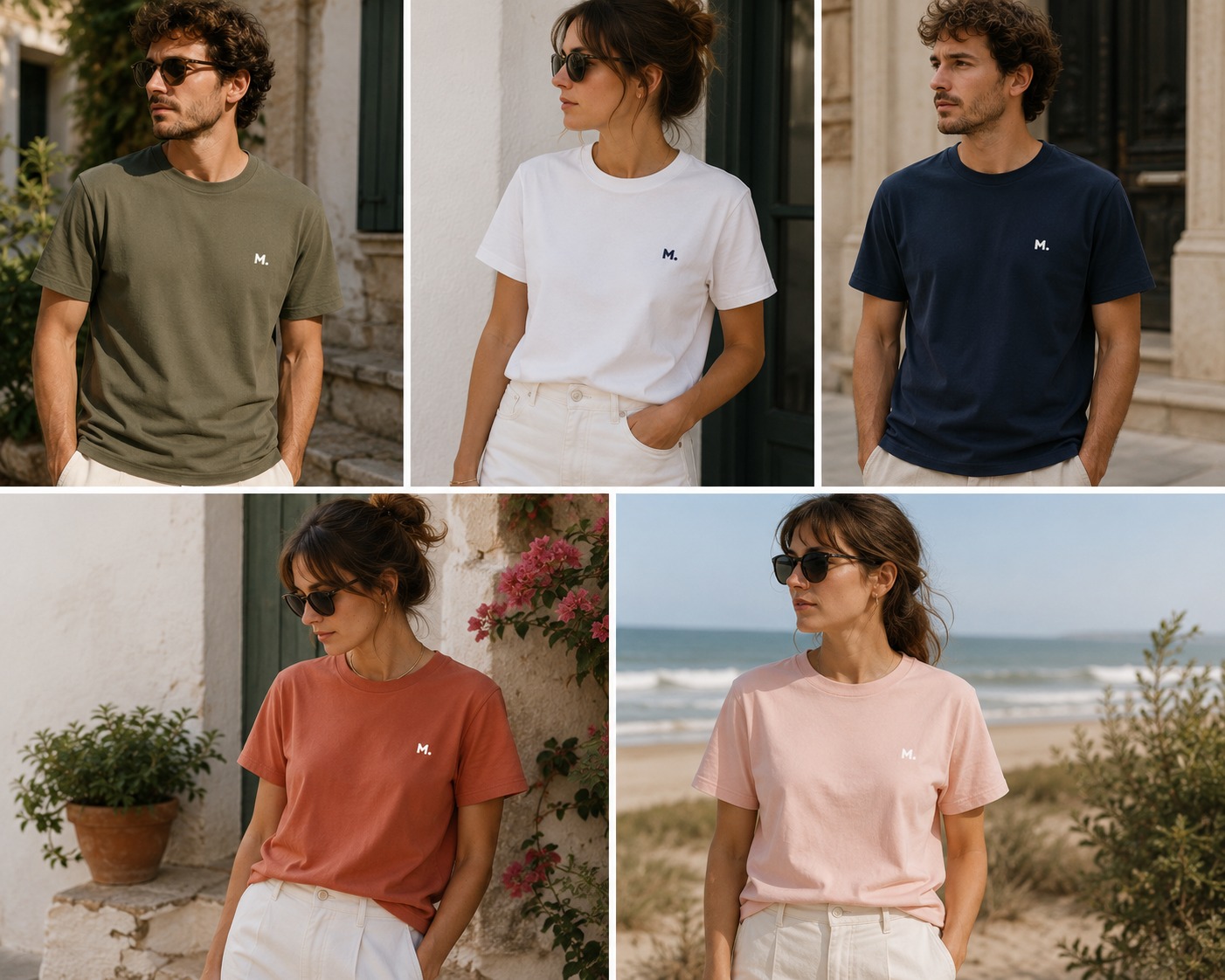 Notre essentiel du quotidien.
Un t-shirt 180 g, confectionné en 100 % coton biologique, une coupe basic unisexe et un monogramme discret qui signe l'identité Merci Madame Monsieur.
Disponible en plusieurs coloris
Parce que les plus belles pièces sont souvent les plus simples.
#MerciMadameMonsieur #CotonBio #EssentialWear #MadeToLast #MinimalStyle