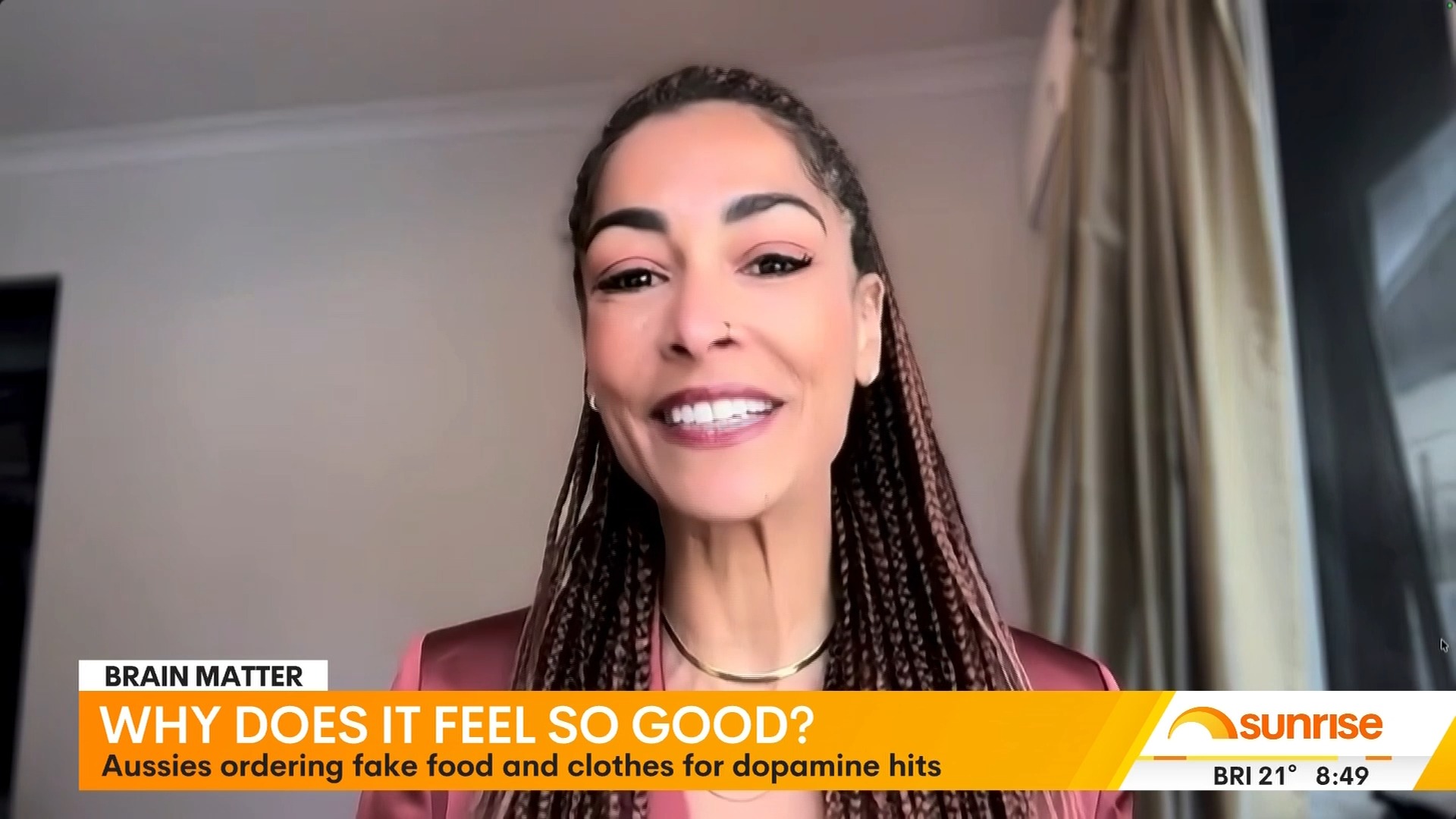 📱I sat down with @sunriseon7 to talk about the new wave of "dopamine apps" — the ones that let you order fake food or fake fashion that never actually arrives 🍽.
It sounds strange until you understand the neuroscience behind it. Most of the dopamine hit we get from food, shopping or a new purchase actually happens before we get it, in the anticipation, not the moment we receive it. These apps have simply figured out how to isolate that feeling and let people live in it, no purchase required.
The real question isn't whether this is a bit odd. It's what it reveals about how we're all wired. We're not chasing things, we're chasing the FEELING of looking forward to them.
The risk comes when that anticipation never resolves. Real dopamine needs both halves of the loop, the WANTING and the HAVING. Movement, sunlight, sleep, novelty, finishing something you set out to do, all of these close that loop. These apps only ever give you the first half, on repeat.
Watch the full clip to hear more on why this trend is exploding, and what I think we should be doing instead.
I'd love your thoughts on these apps 😊 Let me know in the comments.