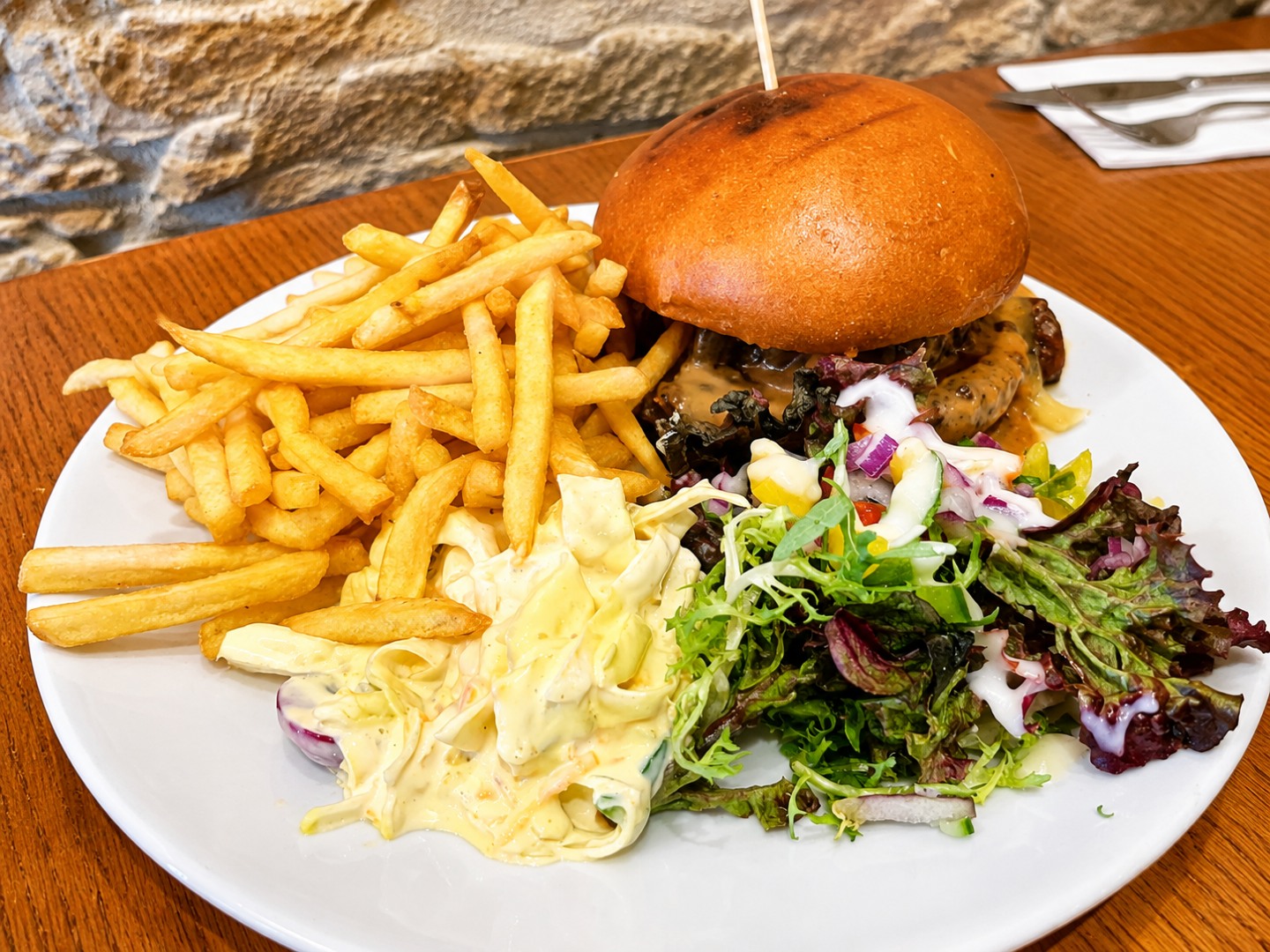 After a day exploring Inis Mór, there’s nothing better than sitting down to a great dinner at Madigan’s. 🍽️
From hearty favourites and fresh salads to steaks, burgers and seafood, there’s plenty to enjoy. And be sure to check our daily specials, which change depending on what wonderful local fish has been caught and is available that day. 🐟
Make an evening of it, enjoy dinner, have a drink from the bar and relax after a day out exploring the island.
And remember, Inis Mór takes longer than a day. Stay the night with us, enjoy breakfast the next morning and head out again to see even more of the island.
📍 Madigan’s Bar & Restaurant, Aran Islands Hotel, Inis Mór
#AranIslands #InisMor #AranIslandsHotel #Madigans #VisitGalway #DiscoverIreland #WildAtlanticWay #GalwayFood #IrishSeafood