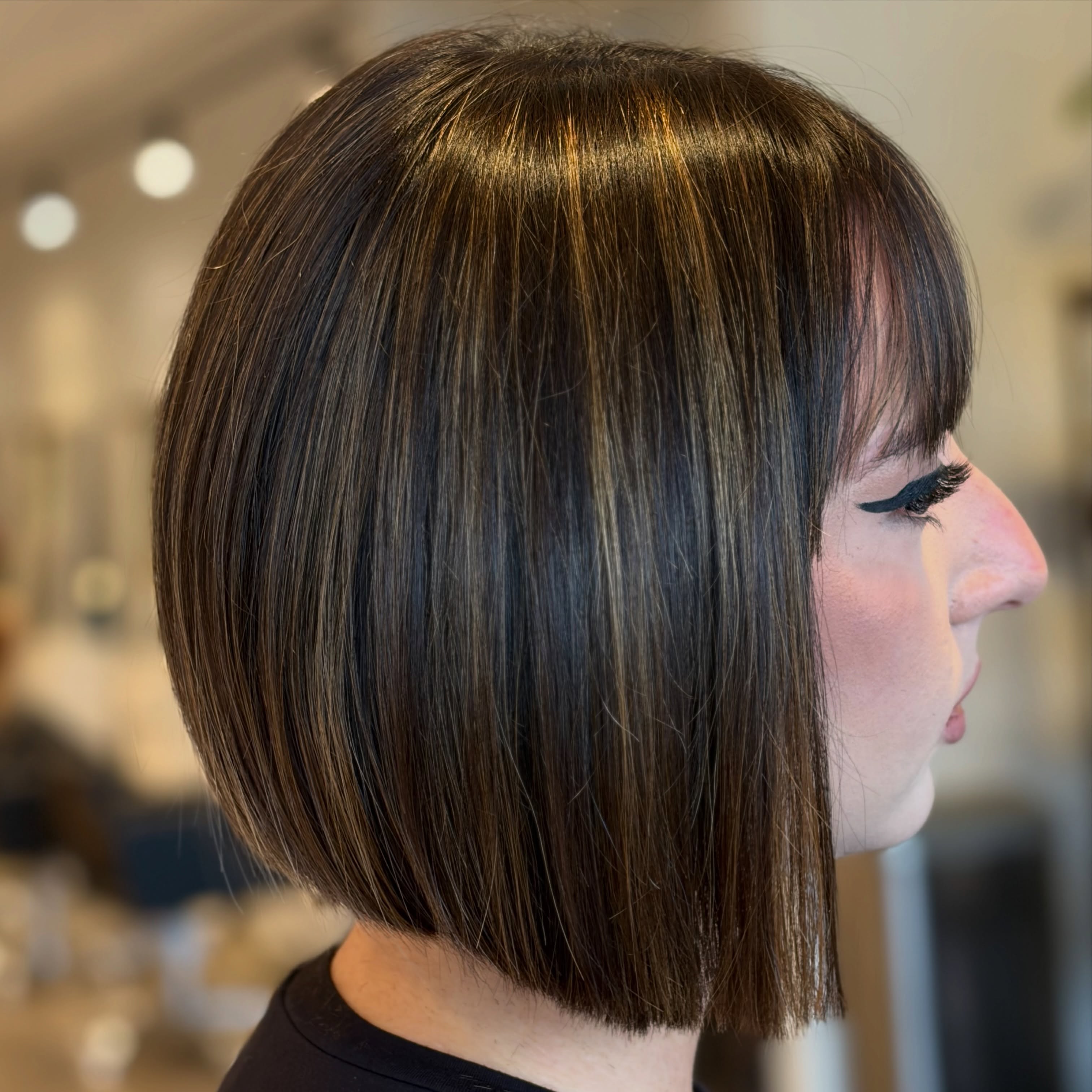 A blunt bob speaks for itself
By @hairartistrybyletta