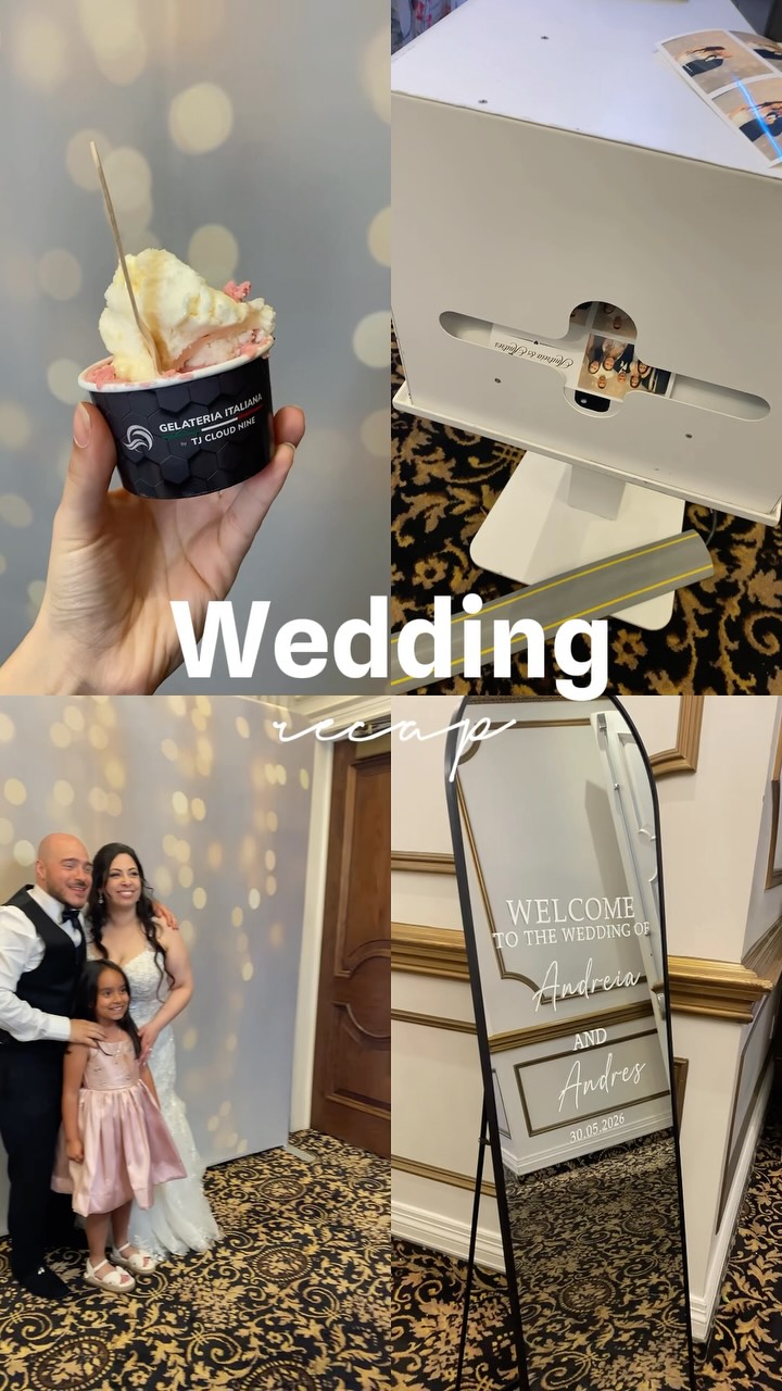 A little glimpse into Andreia & Andre’s beautiful wedding day 🤍✨
From the stunning details and dreamy décor to the photobooth moments, every part of the celebration was filled with so much love, laughter, and joy. 📸
And of course… a gelato cart to make the night even sweeter 🍦🤍
We loved being part of this unforgettable celebration and capturing moments their guests could take home with them forever.
Cheers to Andreia & Andre! 🥂✨
-
#WeddingPhotobooth #TorontoWeddings #WeddingInspiration #PhotoBoothFun #LalunaPhotoBooths