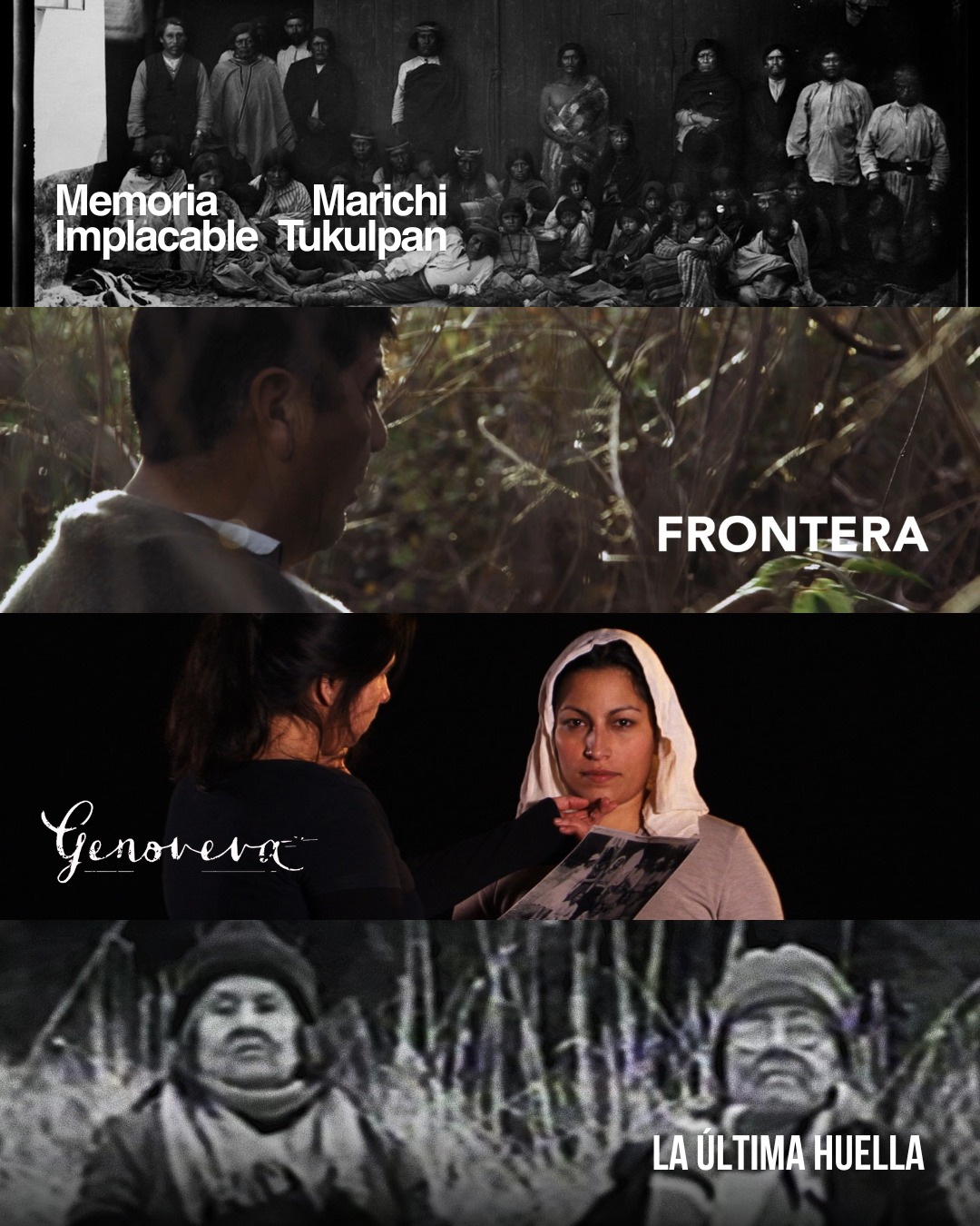 📅 9 de agosto: Día Internacional de los pueblos Indígenas.
🎞️ Un recordatorio de como los conocimientos y cosmovisiones que han preservado y transmitido a lo largo del tiempo a través generaciones siguen vivas y conectadas desde el territorio y comunidades.
👁️ Recorre las miradas compartidas, desde las voces, saberes e identidades de los pueblos originarios a través del cine para comprender la diversidad cultural que conforma nuestro territorio.
🎬 Encuentra estas películas en nuestro catálogo online, disponibles para arriendo o compra en todo el mundo a través de Vimeo on Demand.
🎥 La última huella | 2001
🎬 Dir. Paola Castillo
▶️ Disponible en: Ondamedia y Vimeo on Demand.
🎥 Genoveva | 2014
🎬 Dir. Paola Castillo
▶️ Disponible en: Ondamedia y Vimeo on Demand.
🎥 Frontera | 2020
🎬 Dir. Paola Castillo
▶️ Disponible en: Ondamedia, Vimeo on Demand y Prime Video.
🎥 Memoria Implacable | 2024
🎬 Dir. Paula Rodríguez Sickert
▶️ Disponible en: Ondamedia y Vimeo on Demand.
#ErranteProducciones #CineChileno #Chile #Documental #PuebloMapuche #PueblosIndígenas #LenguasIndígenas #Yaganes #PuebloYagan #Mapuches #Wallmapu #PueblosOriginarios #LaUltimaHuella #Genoveva #Frontera #MemoriaImplacable #Identidad #Indígena #Cultura