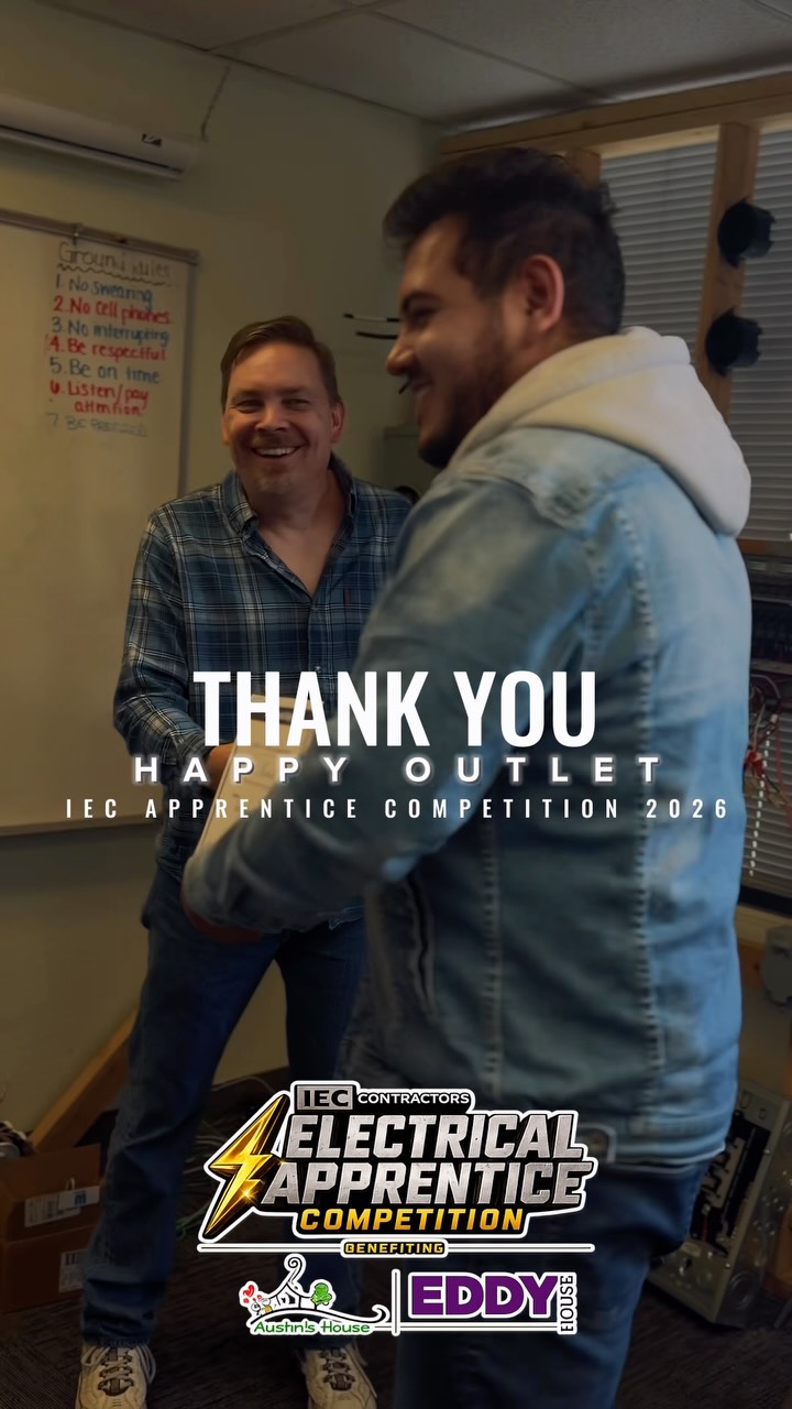 WE’RE PRETTY HAPPY ABOUT THIS ONE. ⚡️😁
A huge thank you to The Happy Outlet for sponsoring the 2nd Annual IEC Northern Nevada Apprentice Competition!
As America’s Happiest Electrician™, this Carson City-based crew knows that great electricians don’t just happen — they’re trained, challenged, supported and given opportunities to grow.
Thank you to The Happy Outlet for investing in the next generation of electricians and helping us celebrate the apprentices building the future of Northern Nevada’s electrical industry.
Skilled trades + the next generation = something worth getting HAPPY about. ⚡️
#TheHappyOutlet #IECNorthernNevada #ElectricalApprentice #SkilledTrades #CarsonCityNV