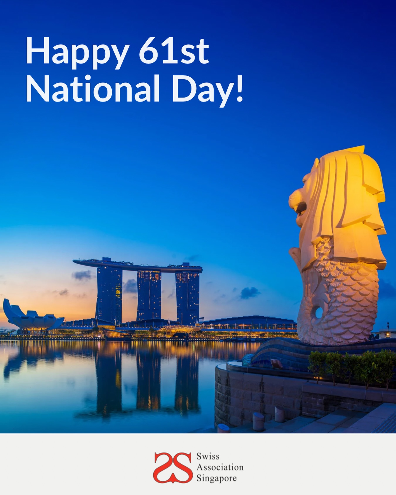 🇸🇬 Happy National Day, Singapore! 🎉
Today we celebrate this incredible city we call home — its energy, its diversity, and the warmth of its people. As the Swiss community in Singapore, we are proud and grateful to be part of this vibrant nation. 🇨🇭❤️
#SingaporeNationalDay #NationalDay2026 #SG61 #Singapore #SwissAssociationSingapore