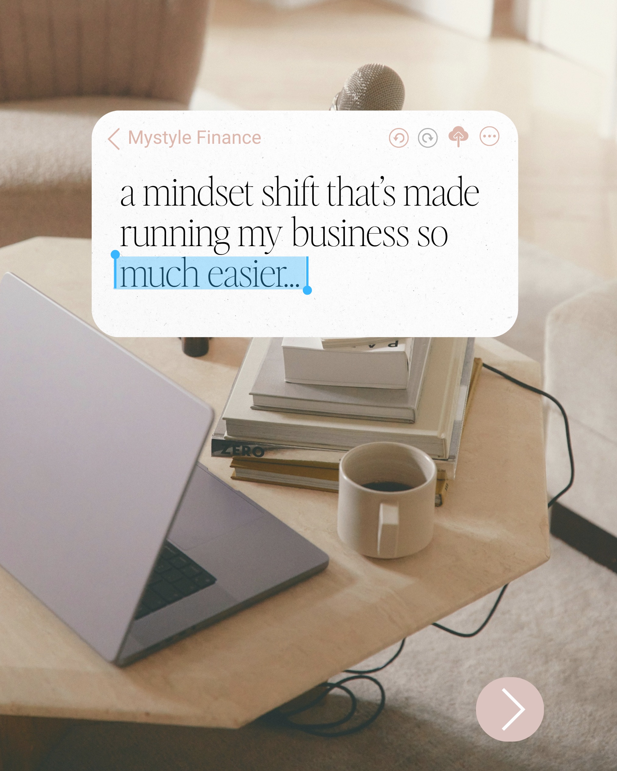 I've been running Mystyle for nearly three years now, and I've always had this mindset of 'one day, everything will be up to date, and I'll finally feel on top of things.'
Every new email, every new task or every new client request would mentally throw me off. I'd think 'I've just finished X, Y & Z... and now there's something else to do.' I was constantly chasing this imaginary finish line where everything would finally be complete.
Over the past four or five weeks though, something has shifted and I've started giving myself permission to breathe. Instead of trying to clear my entire to do list, I've accepted that not everything needs to be done immediately and not everything is urgent. I still write everything down, but now I prioritise what genuinely needs my attention and work through it steadily rather than trying to do everything at once.
What's funny is that I've always put so much pressure on myself, yet when I actually stop and look at the facts, we've never missed a client deadline. Clients regularly tell us they feel like they're our only client because of how responsive we are.
This isn't to say I've stopped caring or that things can simply be left forever - deadlines still matter, clients still come first and we still work incredibly hard. The difference is that I've stopped expecting everything to be finished all at once. I've realised there's a balance between delivering an amazing service and putting unnecessary pressure on myself.
And, ironically, since I've stopped chasing the impossible goal of having an empty to do list, I've actually become more productive than ever. Things feel more manageable because I've changed the way I think about work.
I'm sharing this because maybe someone else needs to hear it too. 💛
