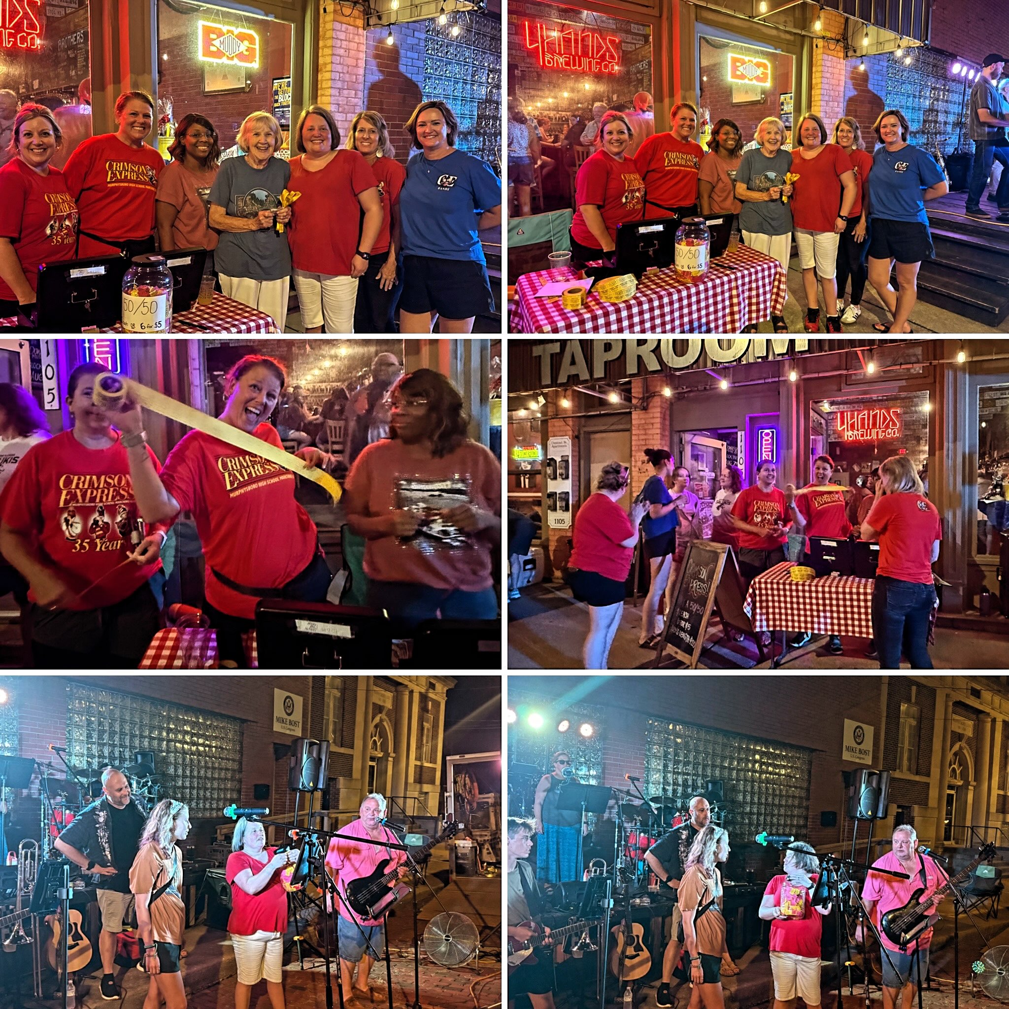 What a great night! Thank you to everyone who came out to support the Friends of Crimson Fundraiser for CE BANDS, especially our band parent volunteers and boosters. Thank you to those who bid on silent auction items and purchased 50-50 tickets. Our big winner was Thelma Pierson and she donated half her winnings back to the band! Downstate Music Company was fantastic and we always appreciate Rachel Fager and her staff at Brews Brothers Taproom!
