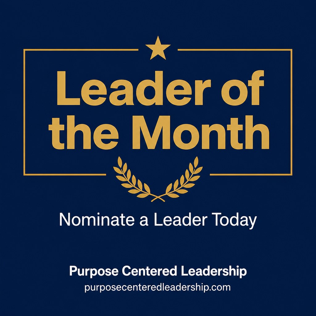 Know a leader who shows up every day and makes everyone around them better? This one's for them. 🌟
Nominations are open for the Purpose Centered Leadership **Leader of the Month** award. We're honoring executives, founders, and senior leaders who lead with purpose, build strong teams, and make a real difference in their organizations and communities.
Tag them. Nominate them. Let them know they're seen.
Whether they're a visionary CEO, a rising executive, or a quiet force in the background: if they're leading with integrity, we want to celebrate them.
Drop your nomination at the link in bio or visit: https://www.purposecenteredleadership.com/leader-of-the-month
Who are you nominating? Tell us in the comments. 👇
#LeaderOfTheMonth #PurposeCenteredLeadership #ExecutiveLeadership #WomenWhoLead #LeadershipMatters #CEOEdge #NominateALeader