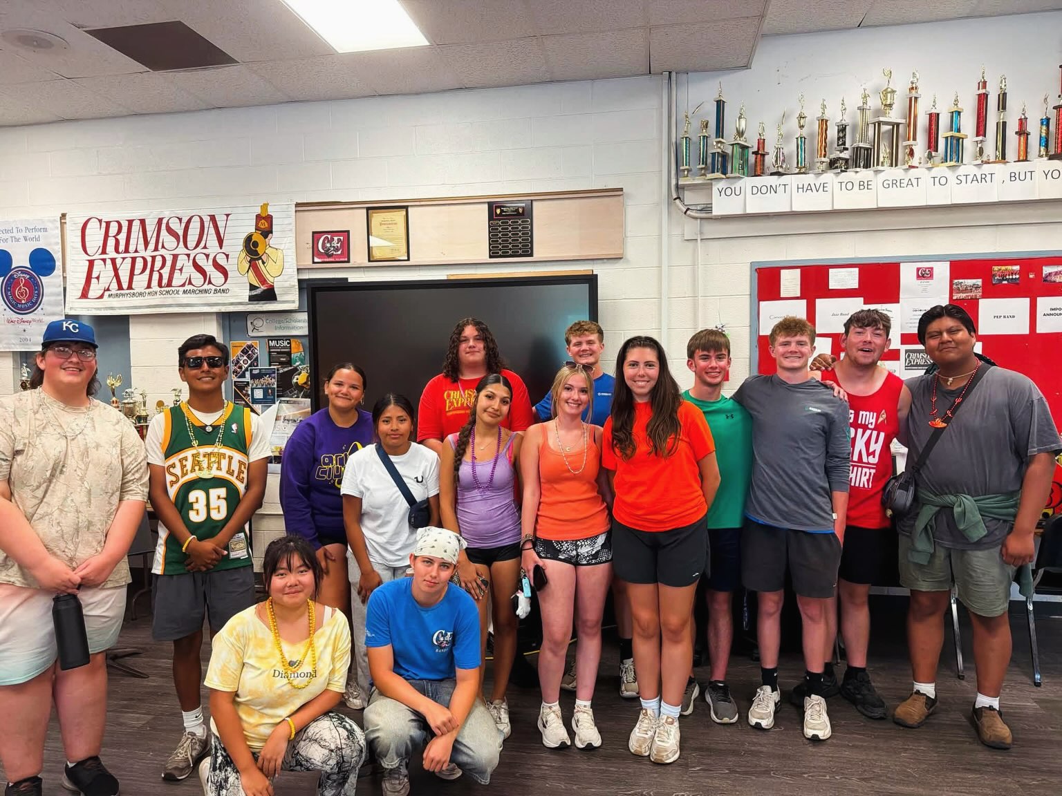 Our Seniors did well leading throughout CE Band Camp 2026. Enjoy your last fall season Crimson Seniors!