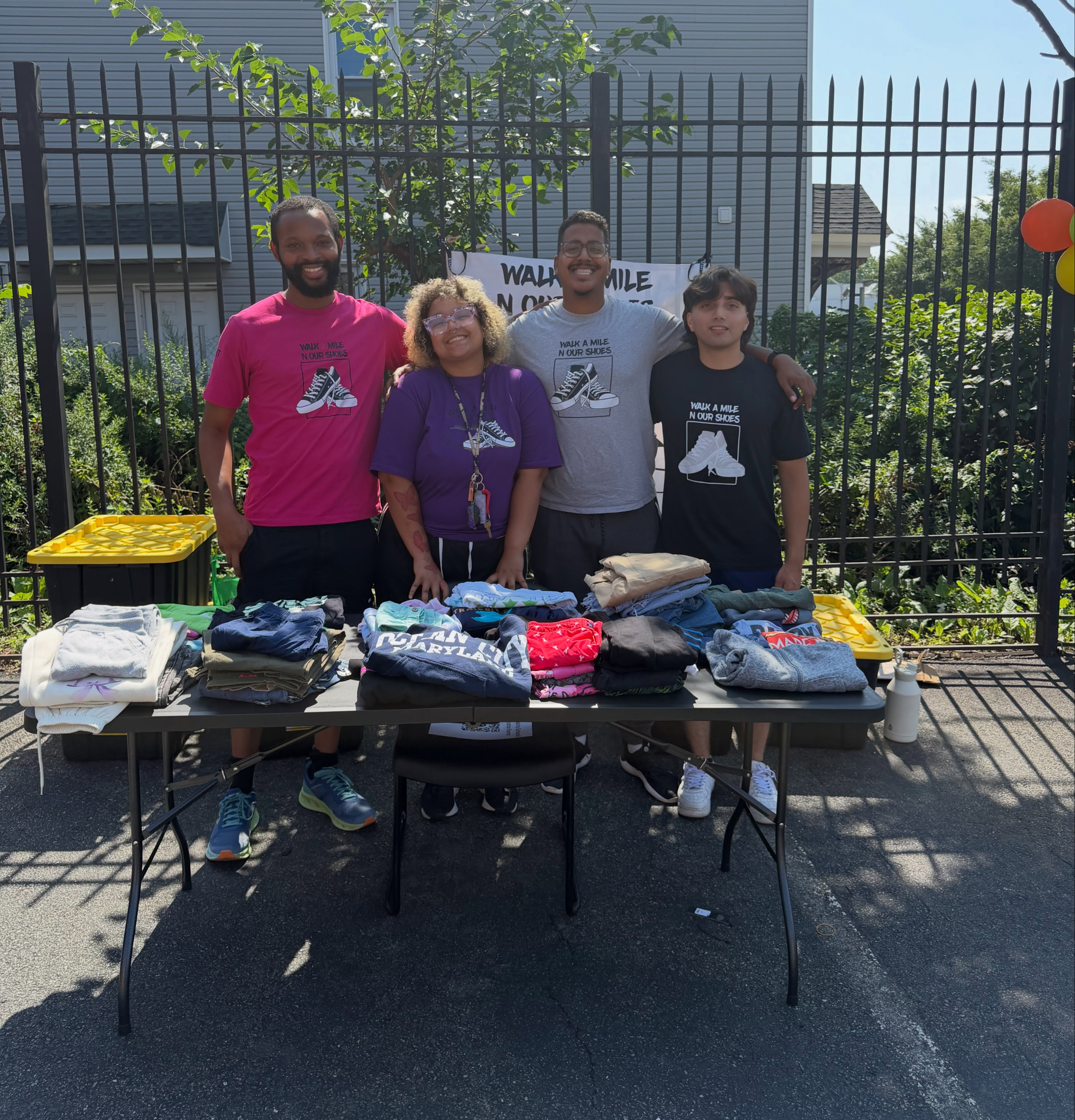 Another beautiful Saturday and another day of giving back to others! Thank you @njcri for inviting us to this amazing back to school event! We are glad to be a part of making this a huge success and helping the kids get ready for the school year with clothes and shoes!! Giving back to the community of @newark.nj always fills our hearts with joy!!! #walkamilenourshoes #community #communityservice