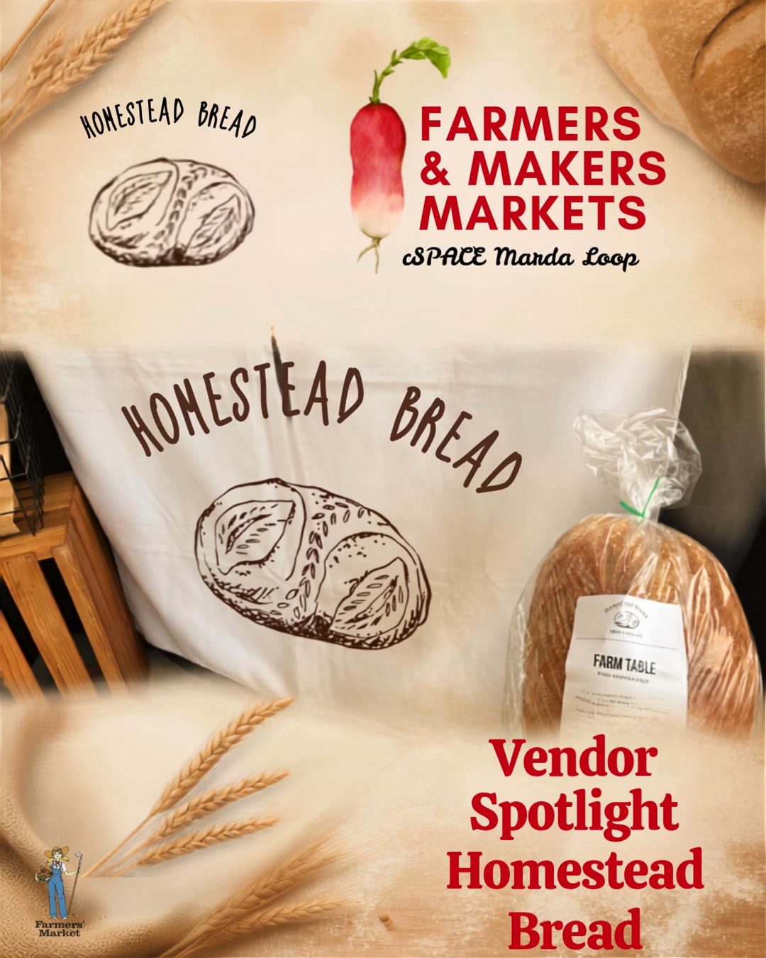 The Farmers and Makers Market is proud to celebrate 5 years of partnership with Homestead Bread! If you've been to the market before, you know we work hard to feature local producers who do things right — and Homestead Bread has been achieving this with us for half a decade now!
Stop by their booth at the market to find incredible fresh-baked loaves, bagels, and more! This is exactly the kind of continued partnership that makes our market worth showing up for.
A few facts about Homestead Bread:
• They got their start as a teaching kitchen back in 2018, and baking has been at the heart of what they do ever since
• They work with local ingredients including ancient grain stone ground flours.
• They can also be found at the Whitehorn Bistro in Lake Louise, home of their award-winning fondue. Homestead Bread supplies a custom loaf made specifically to complement the menu — even accounting for the elevation!
• The founder still teaches baking classes in the fall, winter, and spring — including their popular bagels!
Come say hi to the Homestead Bread team and the rest of us at the Farmers and Makers Market every Saturday from 10am to 2pm this summer!
@homesteadbreadyyc
#FarmersAndMakersMarket #ShopLocal #SupportLocal #Calgary #LocalMarket #MakersMarket #ArtisanBread #Banff #AlbertaMade #farmersmakersmarket #sourdoughbread