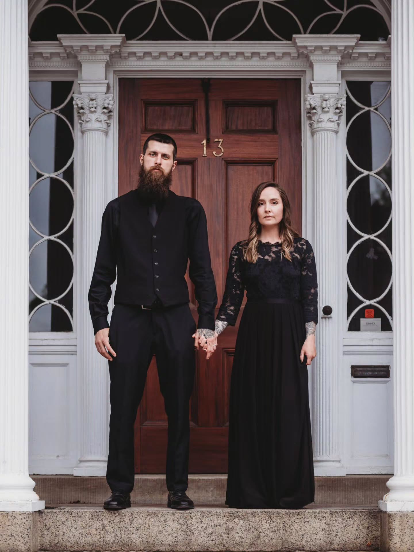 Haley & Nick traveled from Maine to Salem to celebrate their love in the beautiful Blake Memorial Chapel at Harmony Grove Cemetery. The ceremony I crafted for them honored the changing seasons, the natural world, and the rhythms that have shaped both Haley's spiritual path and their relationship. Their love story felt like something out of a novel – seven years ago, fate brought Haley to the hotel where Nick happened to be working the front desk, and a conversation about a reservation change quietly altered the course of their lives. Since then, they've built a beautiful family and a life filled with laughter, good food, woodland walks, and unwavering friendship. Their ceremony celebrated every part of that journey, weaving together a calling of the quarters, a heartfelt telling of their love story, a poignant reading, a handfasting incorporating an oathing stone, and a ring exchange. "My hand in yours, season after season." 🖤🪨🪢💍🪦🌳 ✨️🖤
📸 @thewitchtographer
#salem #salemmassachusetts #cemetery #tietheknot #officiant