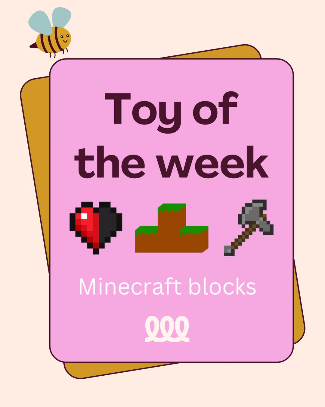 One of our most used toys are our minecraft blocks! They are magnetic, light weight and we can use them for so many different targets and therapy activities.
We purchased our off Amazon a while back - sadly they don’t appear to be available anymore!
#eachspeechpearplum #earlyintervention #toyoftheday #toyoftheweek #speechpathology