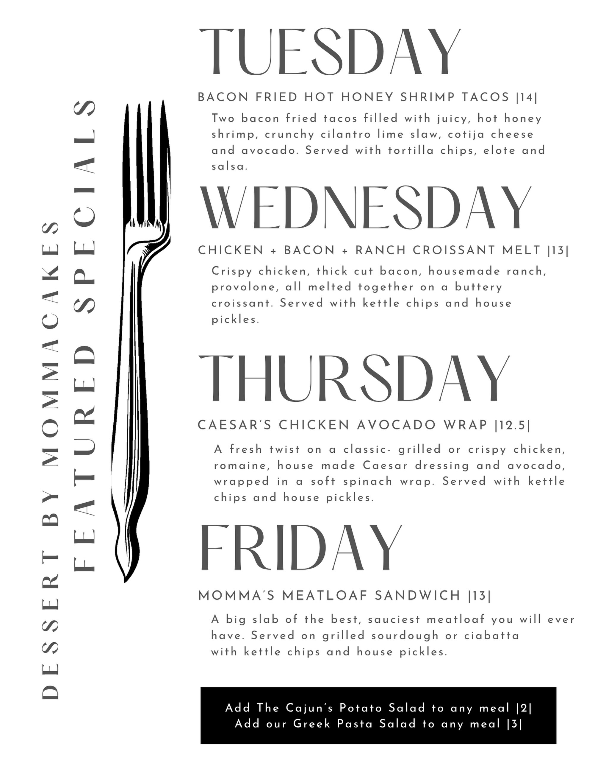 🚨📚 SCHOOL IS BACK, Y’ALL. 📚🚨
Kids are back in school, parents are already exhausted, and nobody has time to figure out what’s for lunch. 😂🙌
Don’t worry… MommaCakes has entered the chat. 😏🍴💅
🍽️ Dine in
🥡 Carry out
🚗💨 Delivery available!
Because surviving the first week of school deserves good food, zero cooking, and maybe a little emotional support in the form of bacon. 😂🥓🌮❤️
Come hungry. Leave happy. We’ll handle lunch. 😘
#MommaCakes #BackToSchool #LunchGoals #FairfieldTX #SupportYourLocalBakery
