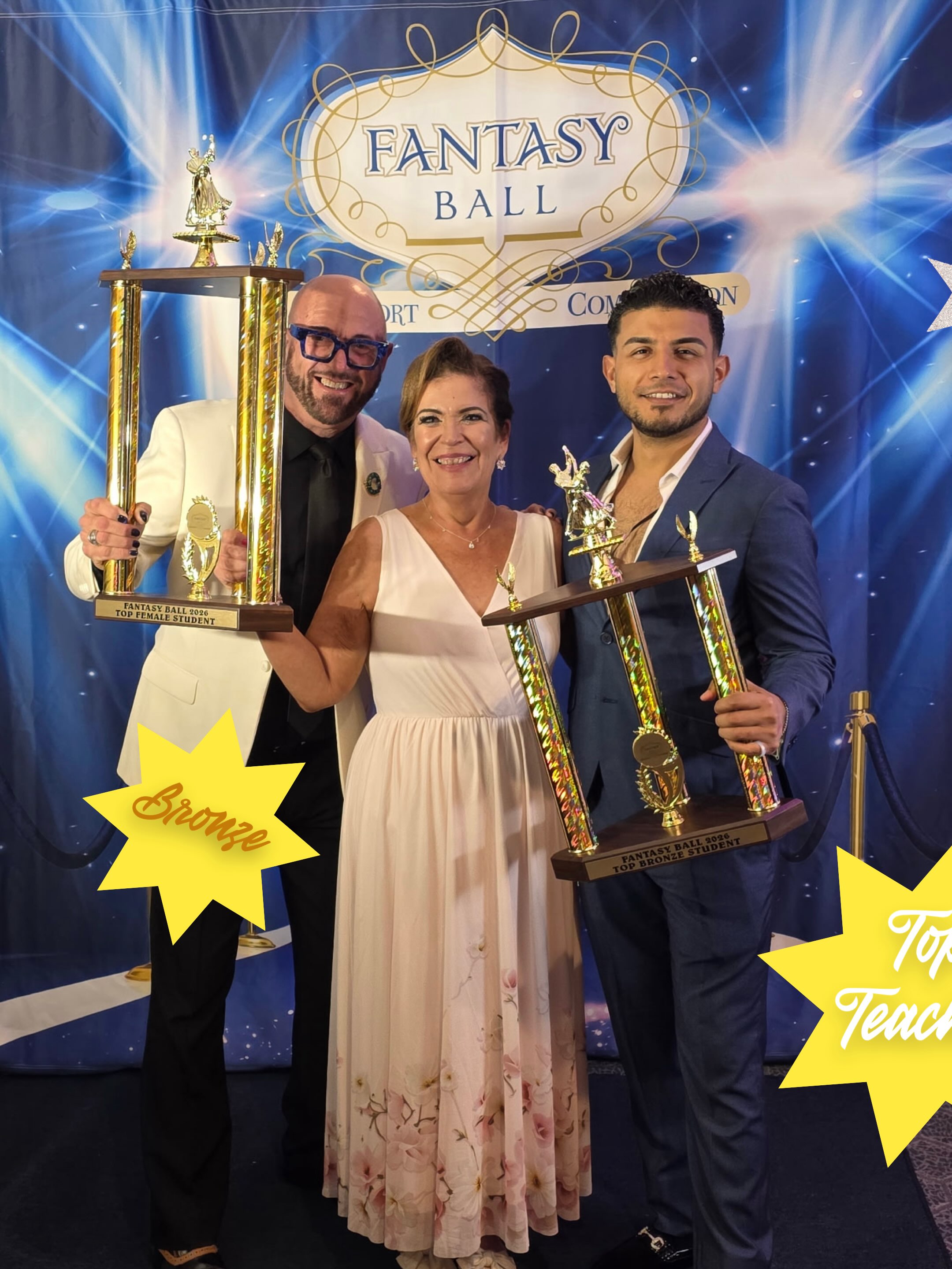 ✨ What a weekend! ✨
A huge THANK YOU to the organizers of the Fantasy Ball Dancesport Competition! We had a fantastic time dancing it up in beautiful Virginia Beach! 🕺💃 Everything was absolutely wonderful, and we’re so grateful to be part of such an amazing dance community. ❤️
🏆 Congratulations to our instructor @jayson_flores19_ on taking 3rd Place Top Teacher! Your hard work, dedication, and passion never go unnoticed. We are so proud of you! 👏🔥
🏆 Congratulations to our student Debbie @debbieballroomgirlslife for taking home Top Bronze Student AND Top Female Student! What an incredible accomplishment! Amazing job this weekend, Debbie! 👏✨
We’re already looking forward to our next competition!💃🕺
📍 Catch LaPierre Ballroom at Boca Dancesport next! 🌴🏆
#Dancesport #BallroomDance #virginia #ballroomdance