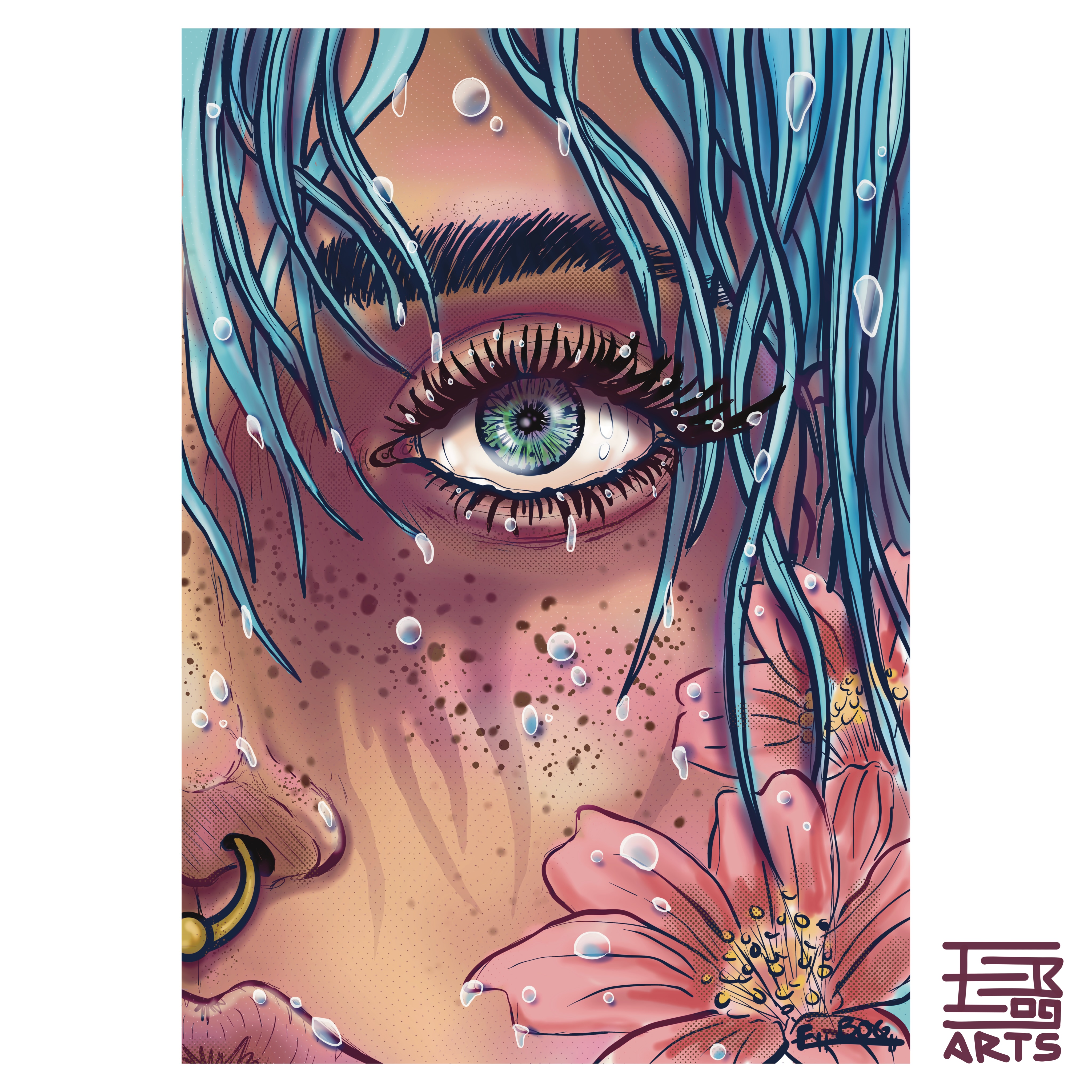 I haven’t worked on any digit art in a while and I think all my sketchbook practice is paying off.
Digital painters out there, what’s your method for building depth on your characters?