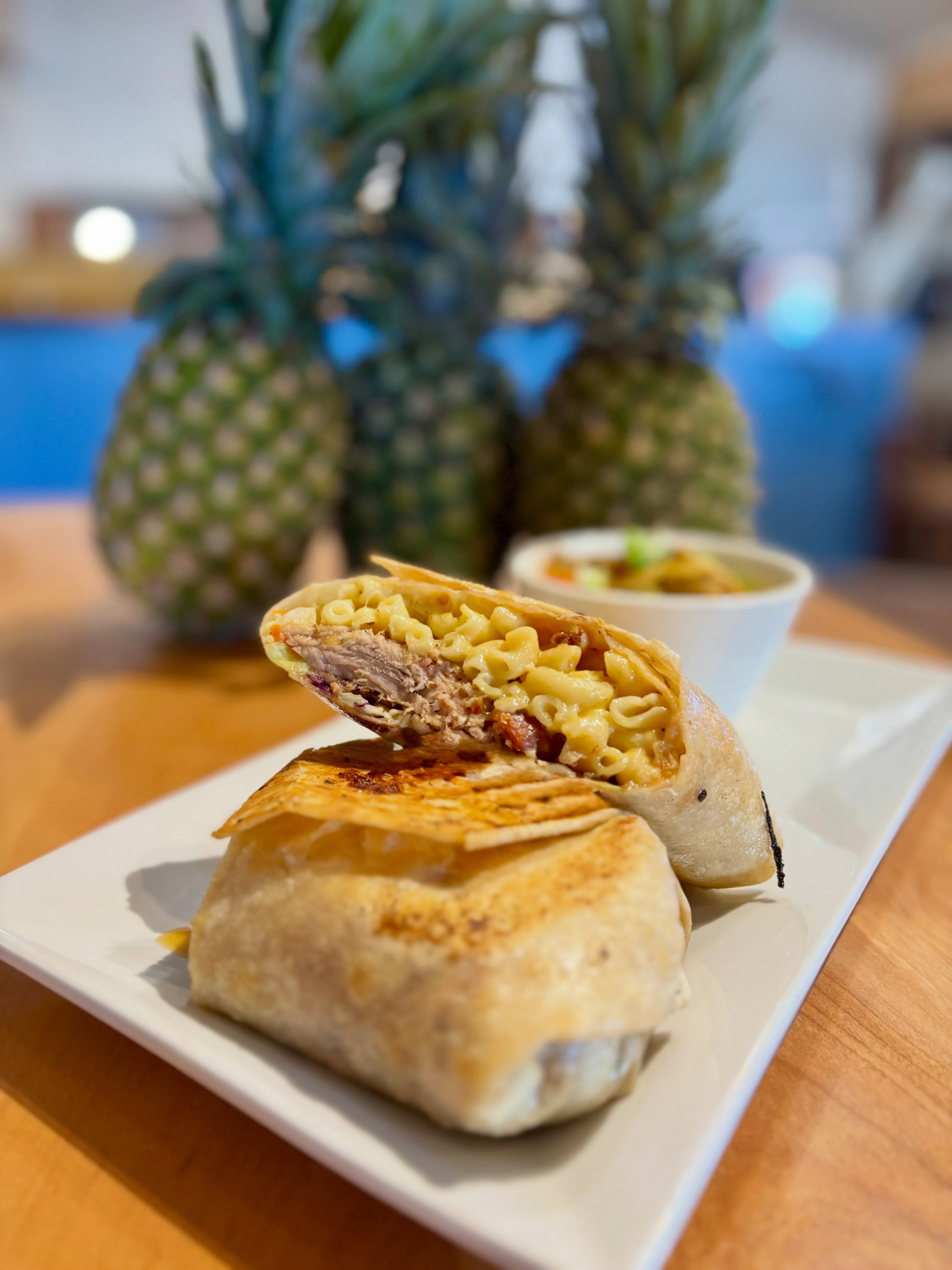Aloha! 🌺
-
We can tell the Cougs are rolling back into town…and we love it! 🩶♥️
-
To celebrate, Birch is serving up a little taste of the islands this week because we’re SO excited to serve you again buuuuuuut we’re also not quite ready to give up summer just yet. 🏝️
-
Mahalo for bringing that extra level of energy back to Pullman. We’ve missed it (and you)! Welcome home. 🤙🏼
-
Weekly Specials: August 10 - August 15
-
Lunch Special: Piggy Mac Wrap
Marinated pork, warm mac n’ cheese, pineapple BBQ sauce and coleslaw wrapped in a flour tortilla
-
Specialty Burger: Aloha Breakfast Burger
Grilled beef patty, cheddar cheese, brown sugar bacon, spam, and pineapple jam on a toasted bun
-
Daily Soup: Coconut chicken with rice topped with green onions
-
Birch Salmon: Grilled, topped with pineapple Pico