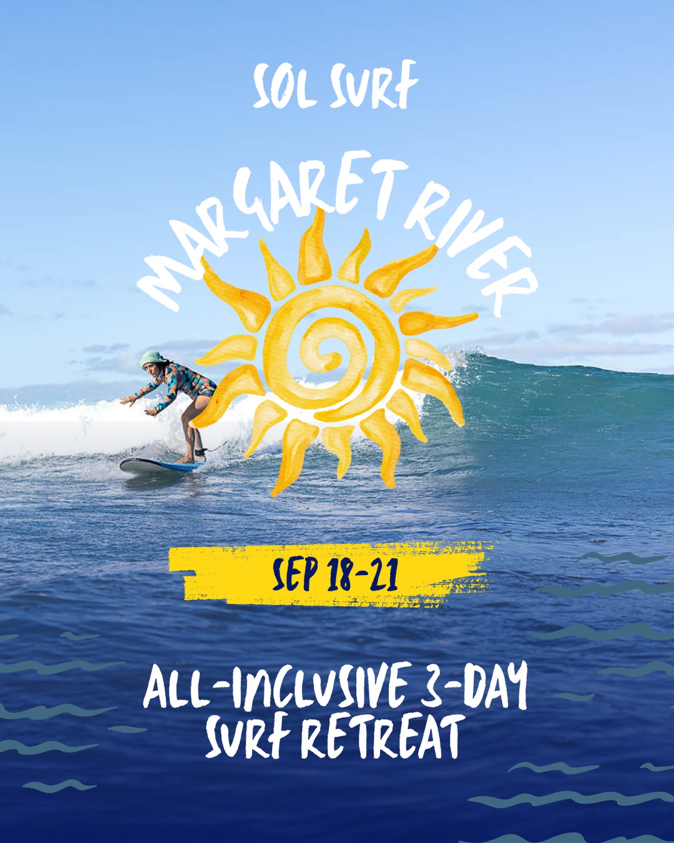 We’ve had a cancellation on our previously sold out Margaret River 3-day retreat!! Spot available in a twin share room, $1,055 all inclusive.
3 nights’ accomodation, meals, surfing lessons and more ☀️ 🏄🏼 book now or DM for more info!
#solsurf #surfingwa #surfretreat #surftrip #learntosurf