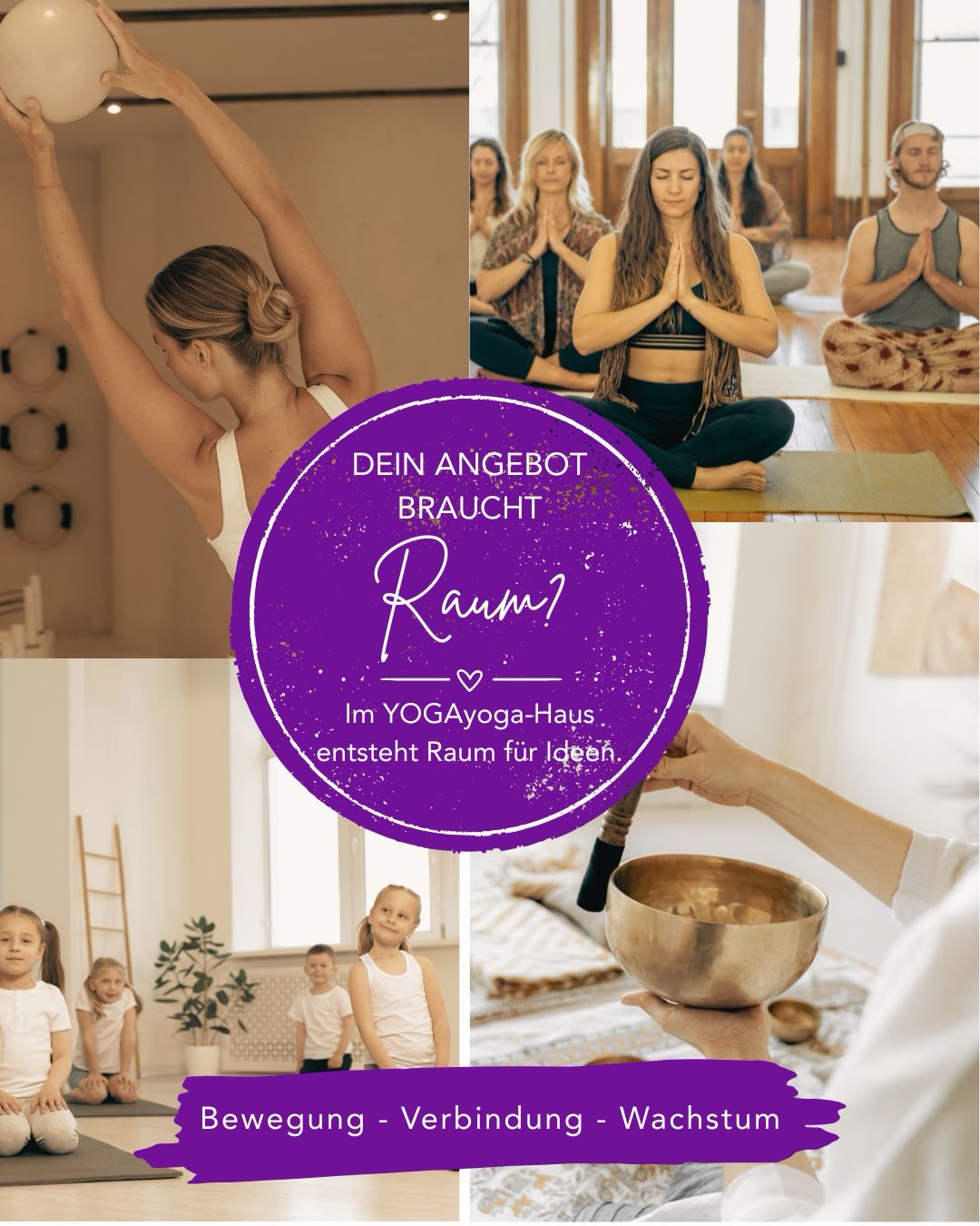 Vielleicht ist genau hier der Raum, den deine Idee gesucht hat.
Das YOGAyoga-Haus soll nicht nur ein Ort für meine Yogastunden werden. Ich wünsche mir ein Haus, das durch viele verschiedene Menschen, Ideen und Angebote lebendig wird.
Deshalb suche ich Menschen, die Lust haben, den Bewegungsraum mit ihrem Angebot zu füllen.
Yoga, Pilates, Bewegung, Breathwork, Eltern-Kind-Angebote, Workshops, Klang, Entspannung oder etwas ganz anderes?
Du hast eine Idee, eine Gabe oder ein Angebot, das du mit anderen teilen möchtest? Dann erzähl mir davon. ✨
Ab September 2026 steht der Bewegungsraum im YOGAyoga-Haus in Kalkar-Wissel zur Verfügung.
Ich habe ein Exposé mit allen wichtigen Informationen vorbereitet und schicke es dir gerne zu. Danach können wir ganz unkompliziert schauen, ob wir zueinander und zum YOGAyoga-Haus passen.
Denn ich suche nicht einfach Menschen, die einen Raum mieten möchten.
Ich suche Menschen, die Lust haben, diesen Ort mit Leben zu füllen. 🤍
Vielleicht bist genau du ein Teil davon.
📍 YOGAyoga Haus | Dorfstraße 6 | 47546 Kalkar-Wissel
📩 yogayoga.haus@gmail.com
🌿 www.yogayoga-haus.de