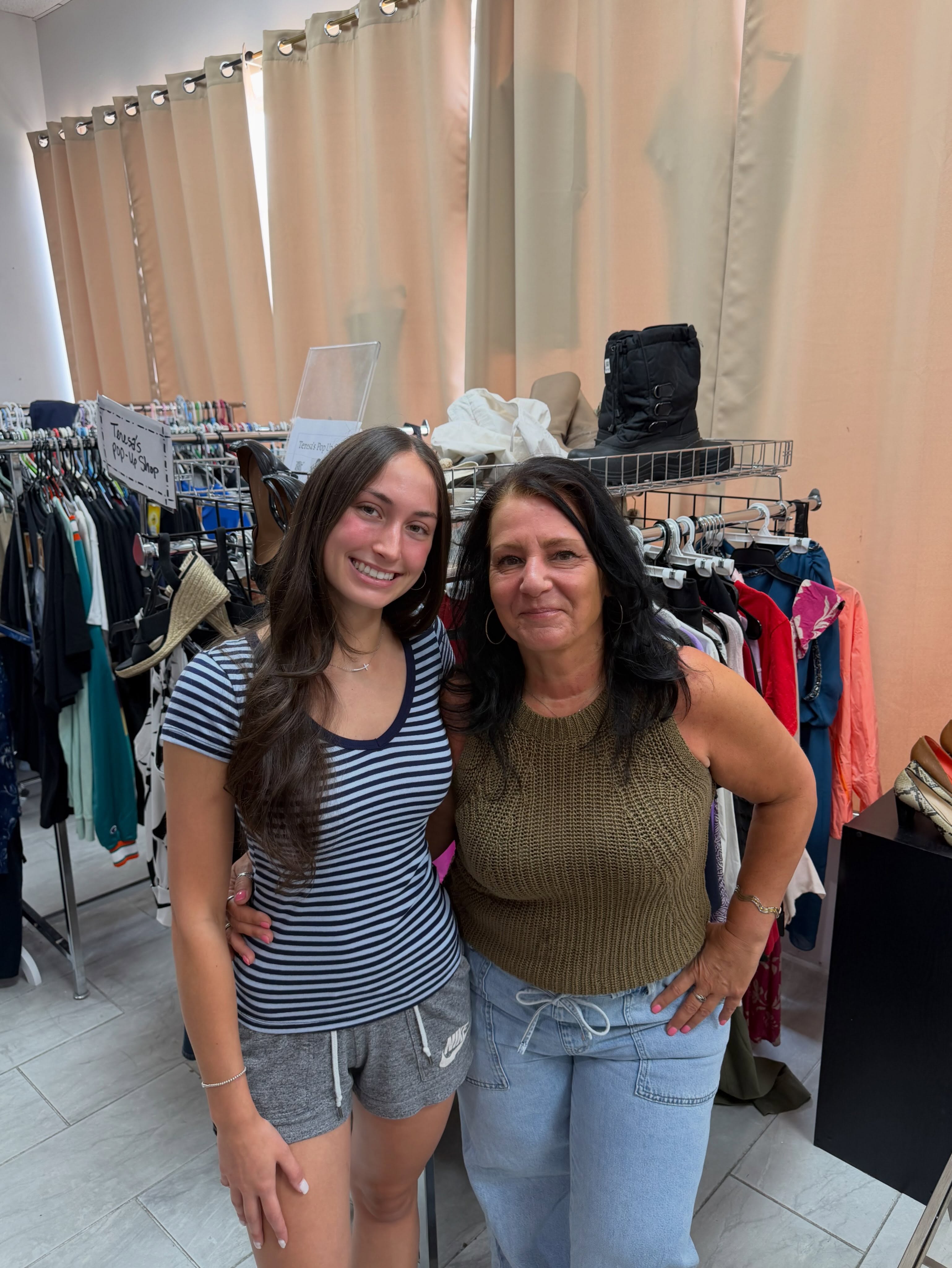 Our August pop up shops have been set up! Come check out @ewasclothes @unearthed_nostalgia and Teresa’s pop up shop at our Lindenhurst location!!