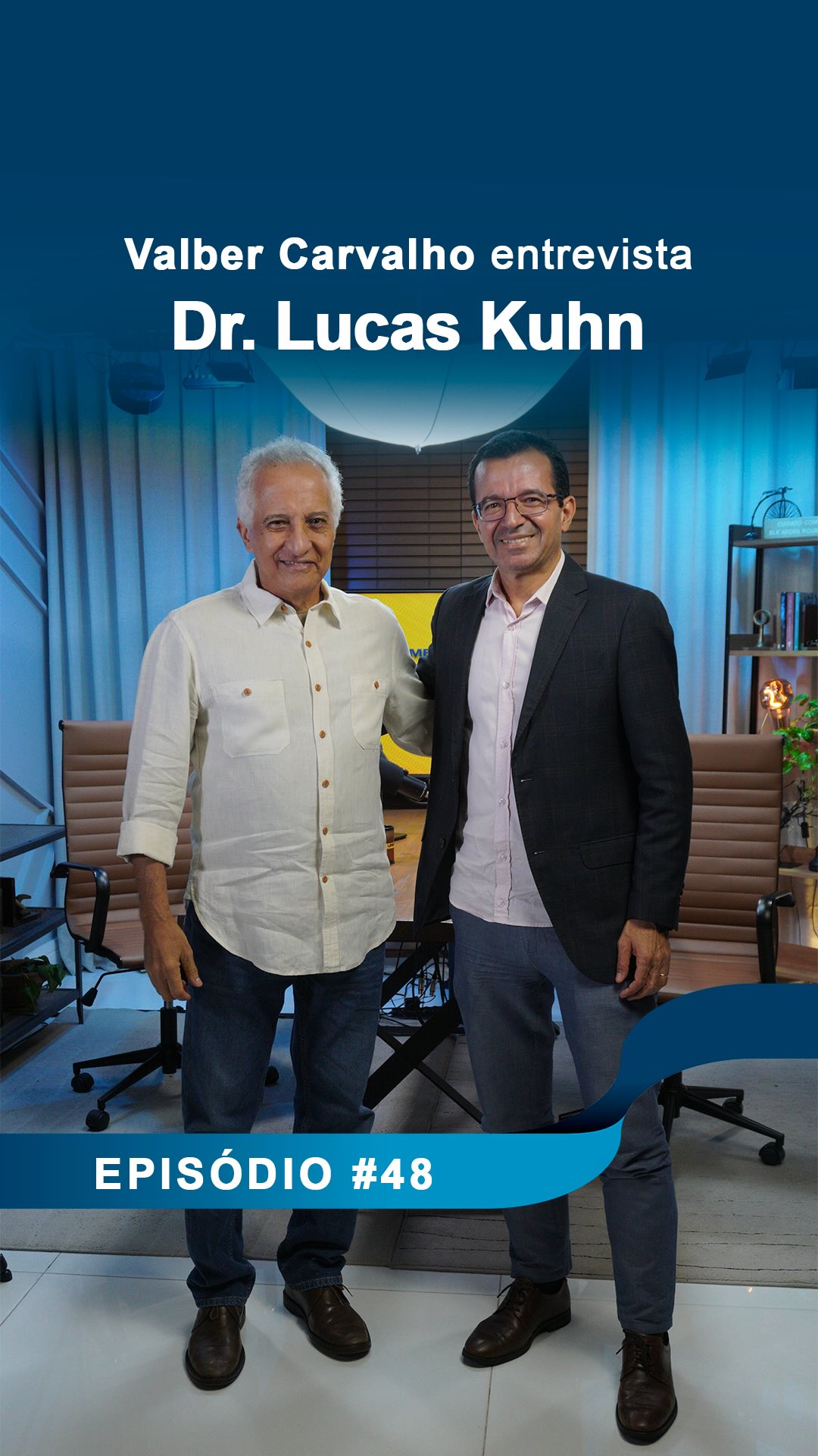 No episódio #48 do Conexão Saúde, Valber recebe o Dr. Lucas Kuhn, médico geriatra, especialista em envelhecimento saudável e longevidade ativa.
Ele traz alertas sobre como a preparação para a longevidade deve começar muito antes dos 60 anos, e como a solidão e o isolamento social afetam diretamente a saúde mental e a memória.
Ele também alerta sobre o perigo oculto da automedicação e o uso desnecessário de polivitamínicos e fórmulas milagrosas vendidas na internet, reforçando que envelhecer bem é uma questão de hábitos reais e não de cápsulas.
Assista ao episódio completo no YouTube. Link na bio.
#Geriatria #EnvelhecimentoSaudavel #Longevidade #SaudeMental MedicinaPreventiva