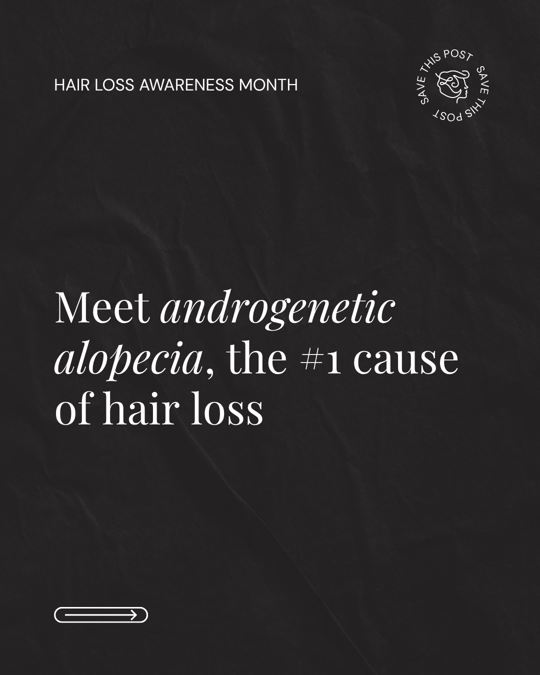 When we talk about hair loss, this is the big one!
Androgenetic alopecia is the number one cause of hair loss, affecting both men and women. You may know it as male or female pattern hair loss. It is influenced by genetics and hormones, which is why it tends to run in families and often becomes more noticeable with age.
Here is the encouraging part. Because it usually develops gradually, understanding it early gives you more room to care for your scalp and support your hair. A dermatologist can confirm the cause, and we can help you build a healthy foundation from there.
#hairlossawarenessmonth #androgeneticalopecia #healthyhair #lelegancesalonct #hairhealth