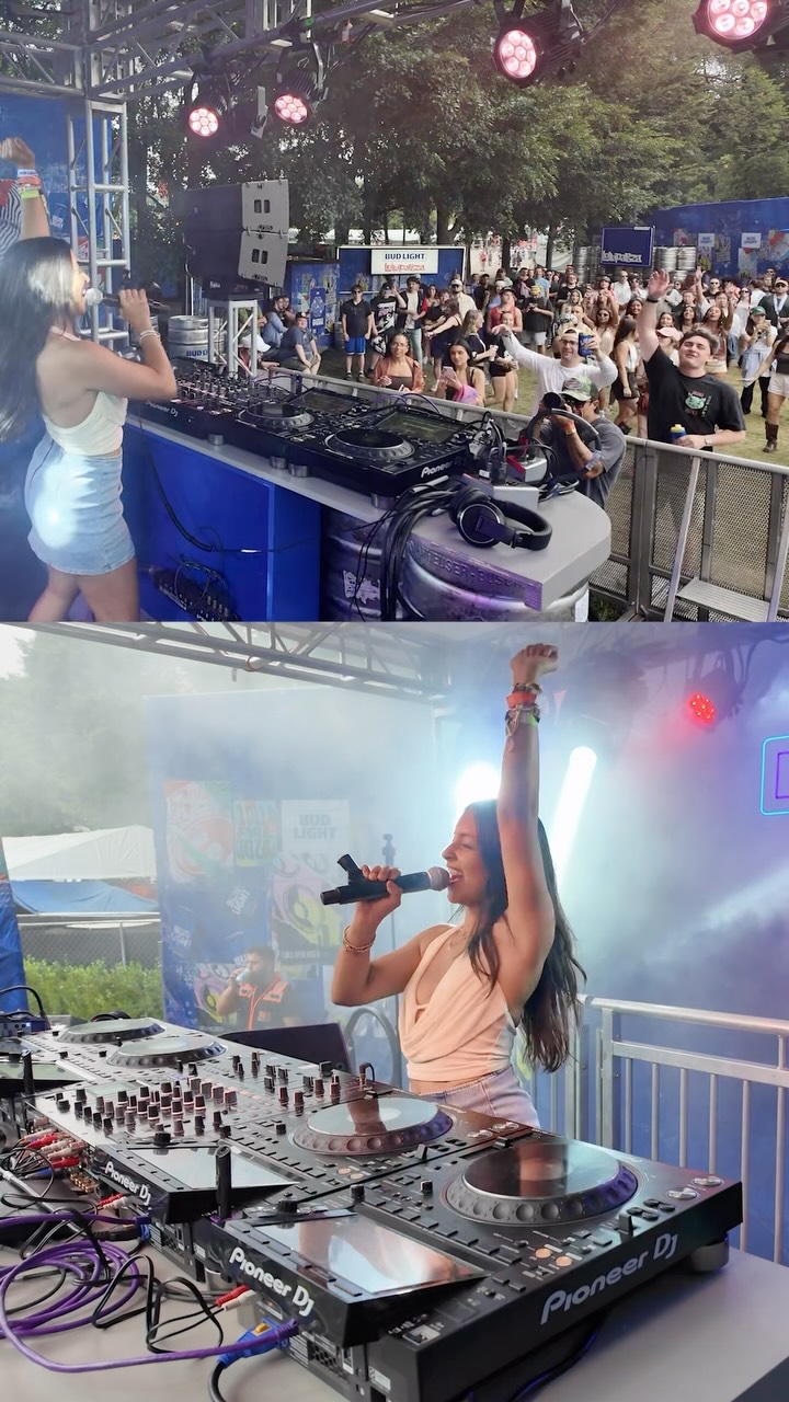 My mind is still blown 🤯 not only from the fact that so many more people came to see my set than I thought, but also that the crowd had SO much energy the entire time
Idk if everyone realized this but when you give a DJ energy, it literally fuels us! All the jumping, whooping, shouting lyrics, hands in the air, hyping the DJ up, it means the world 🥹
this was my very first time ever playing at a festival 💙
ID: Daft Punk - Get Lucky (Twin Diplomacy Remix)