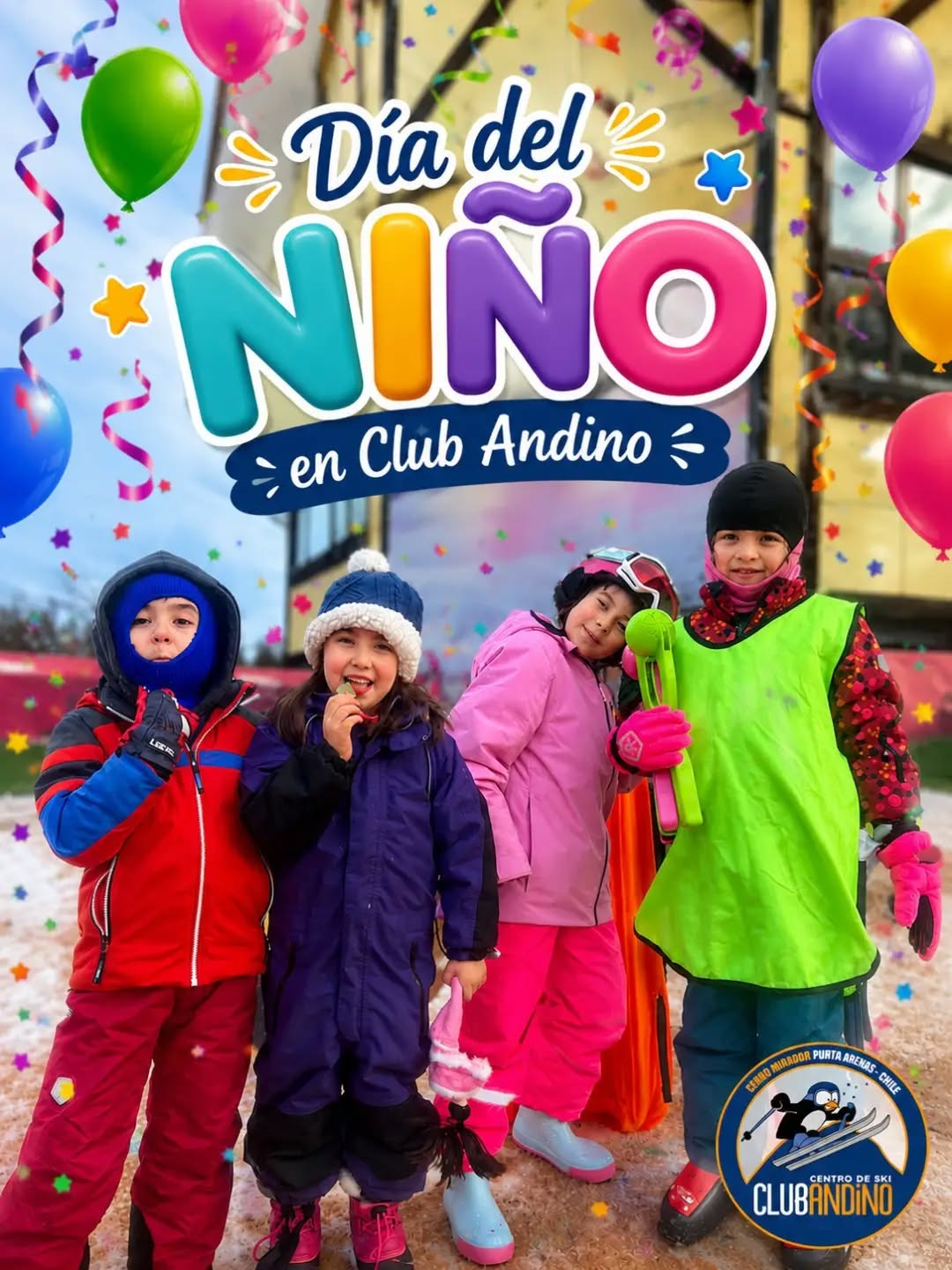 #DIADELNIÑO 💫🩵👧🧑
Tuvimos una hermosa jornada celebrando a los pequeños en la nieve ⛄️ hubieron regalos, chocolate caliente, pinta caritas, música y sorpresas, un día mas que inolvidable aquí en Club Andino ❄️💙
Agradecemos a cada uno de los auspiciadores que ayudaron a hacer felices a los peques con buenisimos premios para el sorteo de este día del niño ✨️⛷️🏔
¡Muuuuchas pero muchas gracias! a:
@cafetostado_dealtura
@recasur_oficial
@camicamijabones
@oneacochile
@baby_detallitos
@mmis.delirios
@ratonas.costureras
@dulcemanipuq
@escuela_cerromiradorpuq
@clubandinopuq
#invierno #clubandino #cerromirador