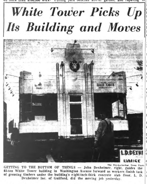 Did you know The Fuze Box didn’t always use to be here?
Long before it was the music venue you know and love, this building was the White Tower, and it was in Washington Ave. (between South Swan and Dove Street). But in 1962, this building went on an absolute odyssey through the streets of Albany!
The wild journey happened in two separate moves in a single year:
🚚 Move 1 (Early 1962): To clear space for the new Mechanics Exchange Bank, workers picked up the entire building (foundation and all) and shifted it roughly 40 feet down Washington Ave.
🚚 Move 2 (Late 1962): Just nine months later, the whole structure was hauled up the road to its current home at 12 Central Avenue.
The new spot placed the Art Deco hamburger diner directly across from its arch-nemesis, the Toddle House and it remained a functioning diner into the early 1970s.
...and we haven’t even told you about when it was QE2...
📰 Sources: hoxsie.org
A blog by Carl Johnson