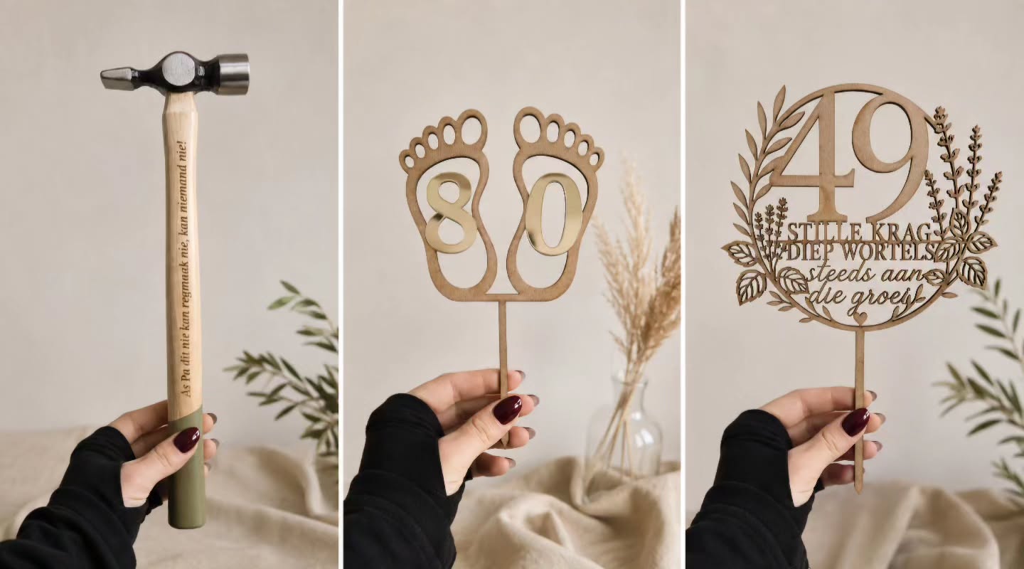 Klein geskenke, groot betekenis. 🤎✨
Van spesiale mylpale tot woorde wat vir altyd onthou sal word - elke stuk word met liefde gemaak, net vir jou. 🌿
Persoonlik. Betekenisvol. Uniek. ✨
#lasercutting #personalisedgìfts #handmadewithlove #creatifhelderberg