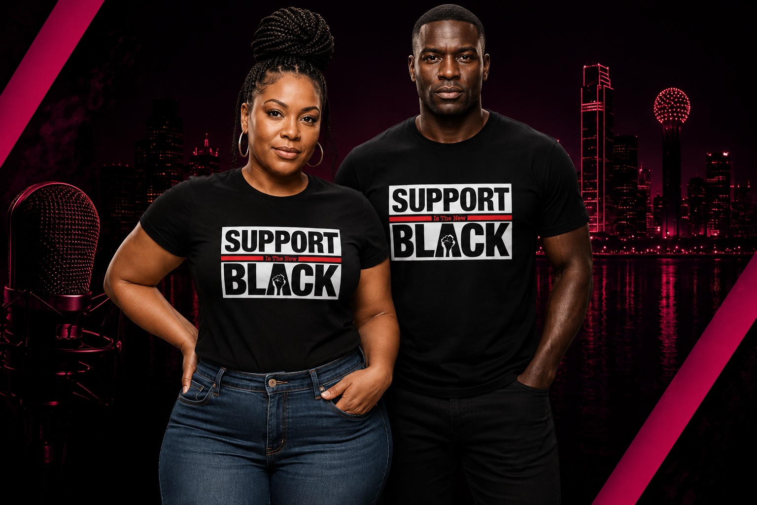 If you know, you know. Welcome to @THAAFTERPARTY.
The Support Is the New Black™ Tee is a bold reminder that every purchase, every share, and every recommendation helps build stronger communities. Designed to inspire meaningful support for Black-owned businesses, creators, and entrepreneurs, this shirt turns a simple message into a movement.
Wear the message. Support the mission. Rep the conversation.
Shop the Support Is the New Black™ Tee now on the THA AFTER PARTY website.