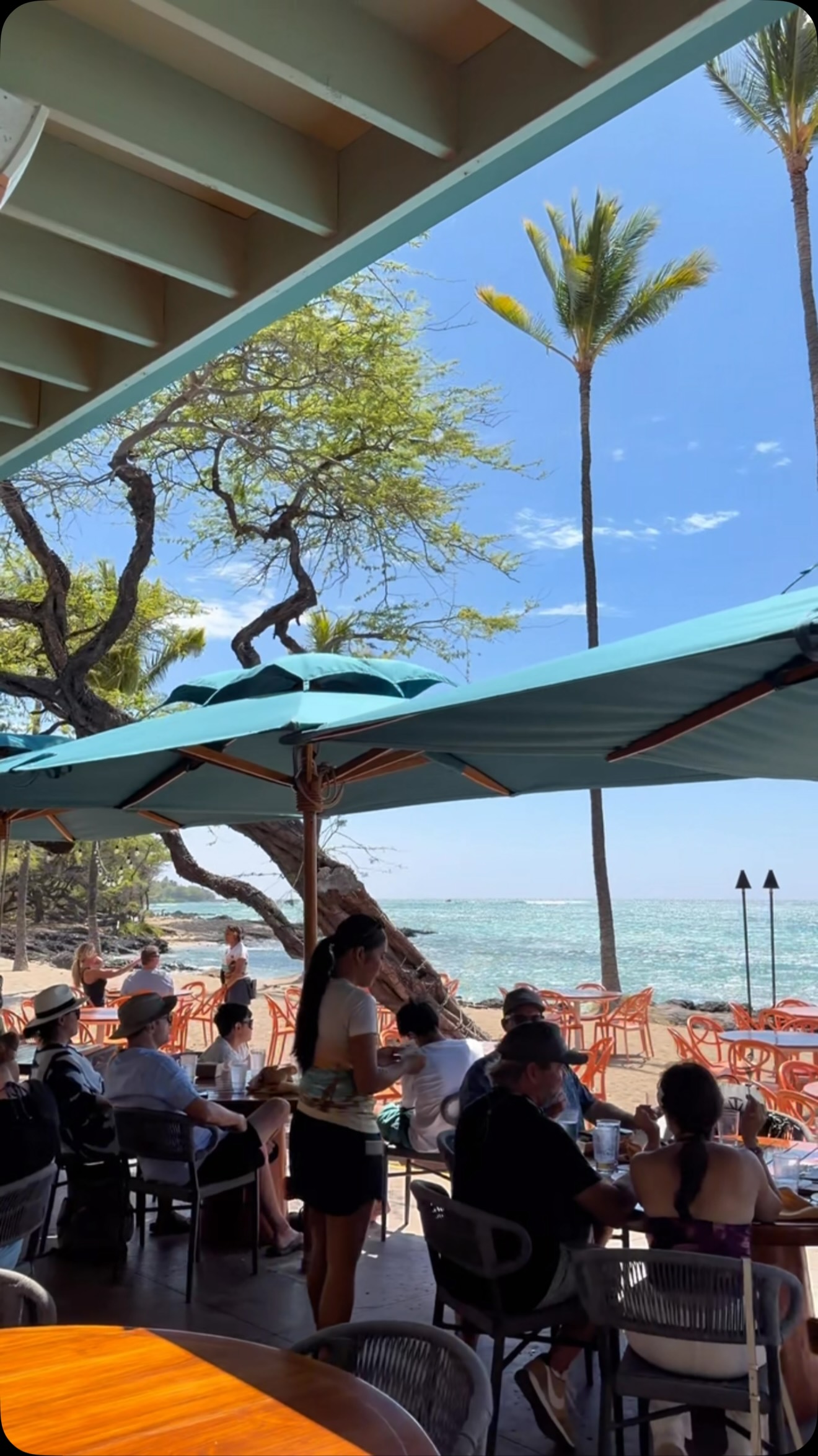 A gentle ocean breeze and nowhere else to be. Aloha friend, welcome to Lava Lava Beach Club! 🌺 #aloha #waikoloa #hawaii #lavalavabeachclub #ocean