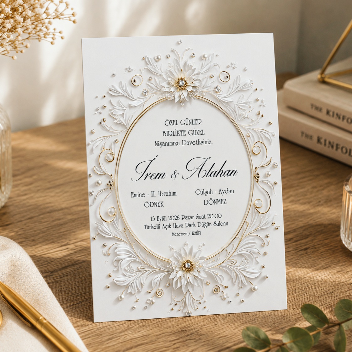 💍 1000 Adet Davetiye + Beyaz Zarf Sadece 3.300 TL!
Düğün hazırlığında bütçenizi zorlamadan şık ve farklı davetiyelere sahip olun.
Fiyat Listesi
• 1000 Adet – 3.300 TL
• 900 Adet – 3.000 TL
• 800 Adet – 2.750 TL
• 700 Adet – 2.500 TL
• 600 Adet – 2.250 TL
• 500 Adet – 2.000 TL
• 400 Adet – 1.750 TL
• 300 Adet – 1.500 TL
• 200 Adet – 1.200 TL
• 100 Adet – 800 TL
✅ 12 × 18 cm davetiye takımı
✅ Beyaz zarf fiyata dahil
✅ Profesyonel ofset (matbaa) baskı
✅ Tasarım ve baskı ücreti dahil
✅ Ortalama 3 iş gününde üretim
✅ Türkiye'nin her yerine kargo (Kargo alıcıya aittir)
📲 WhatsApp Sipariş: 0539 243 15 09
💙 Online satışta 10. yıl
📍 Onur Matbaa – Çorlu / Tekirdağ
#davetiye
#düğündavetiyesi
#dugundavetiyesi
#nikahdavetiyesi
#sözdavetiyesi
#nişandavetiyesi
#kişiselledavetiye
#özeldavetiye
#modernDavetiye
#şıkdavetiye
#zarflıdavetiye
#ekonomikdavetiye
#düğünhazırlıkları
#evleniyoruz
#gelinadayı
#damatadayı
#düğün2026
#düğünorganizasyonu
#matbaabaskı
#tarzdavetiye