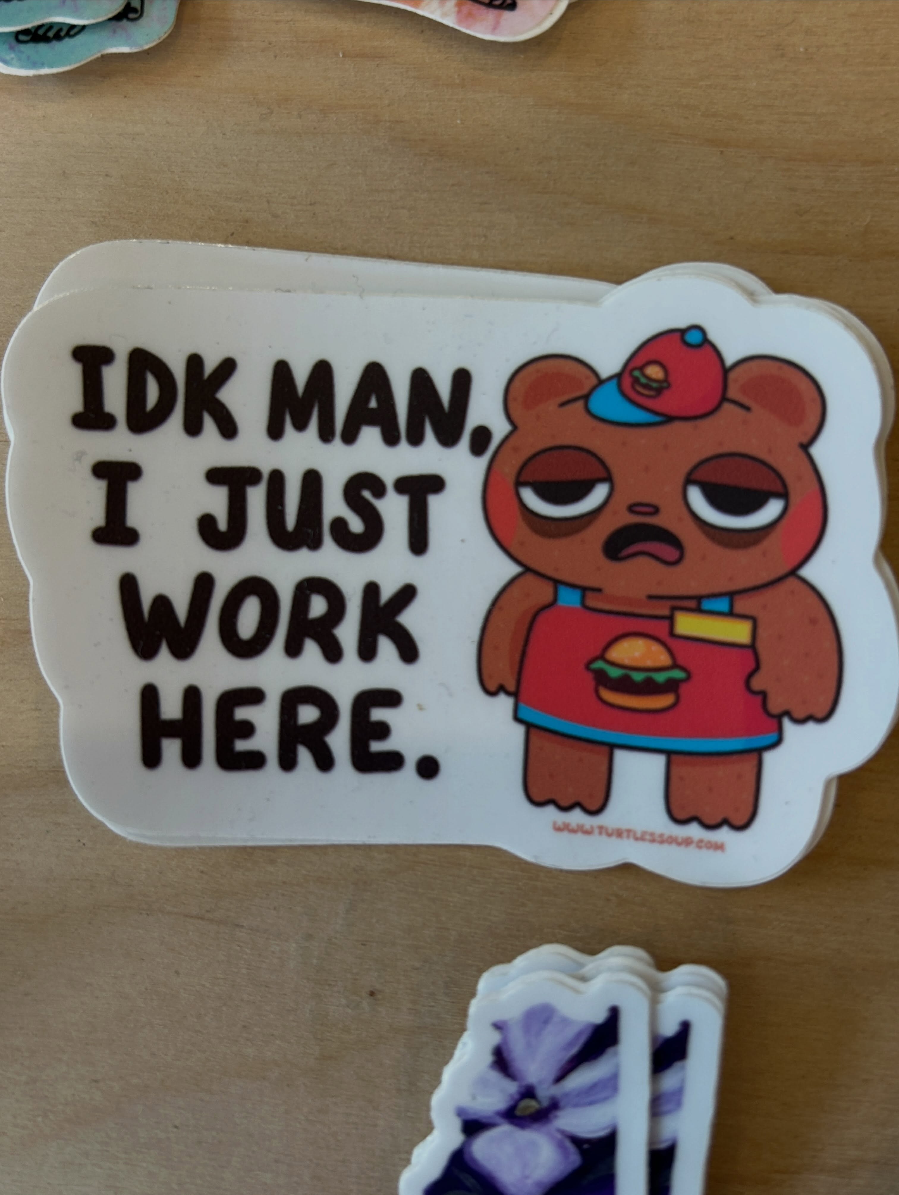 I asked Alyssa to send me some sticker pics and this is what I got. I think it might describe Alyssa’s mood today, so go give her a visit, talk about fan fiction, and maybe go home with a new sticker!