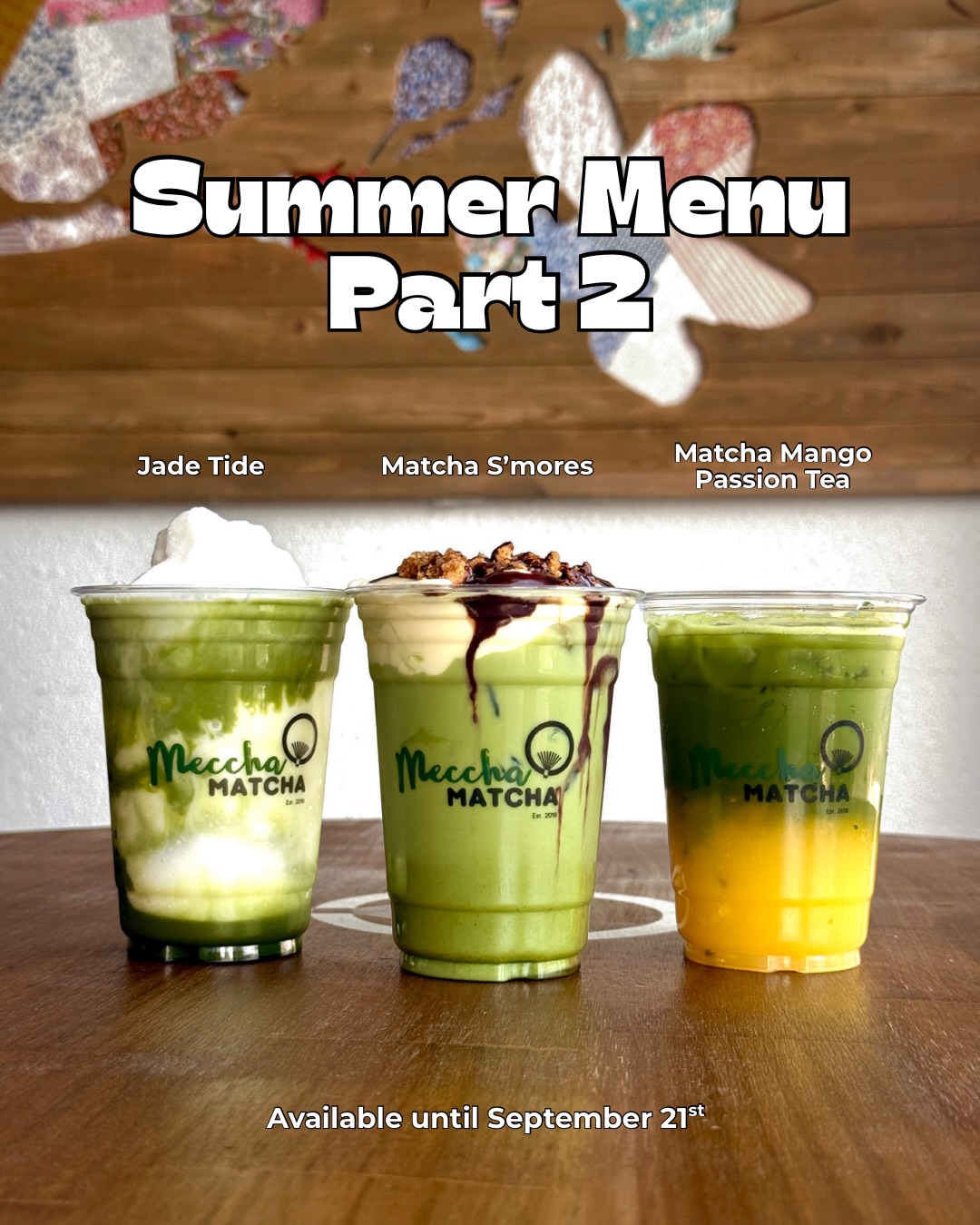 Because one summer menu wasn’t enough 😌✨
