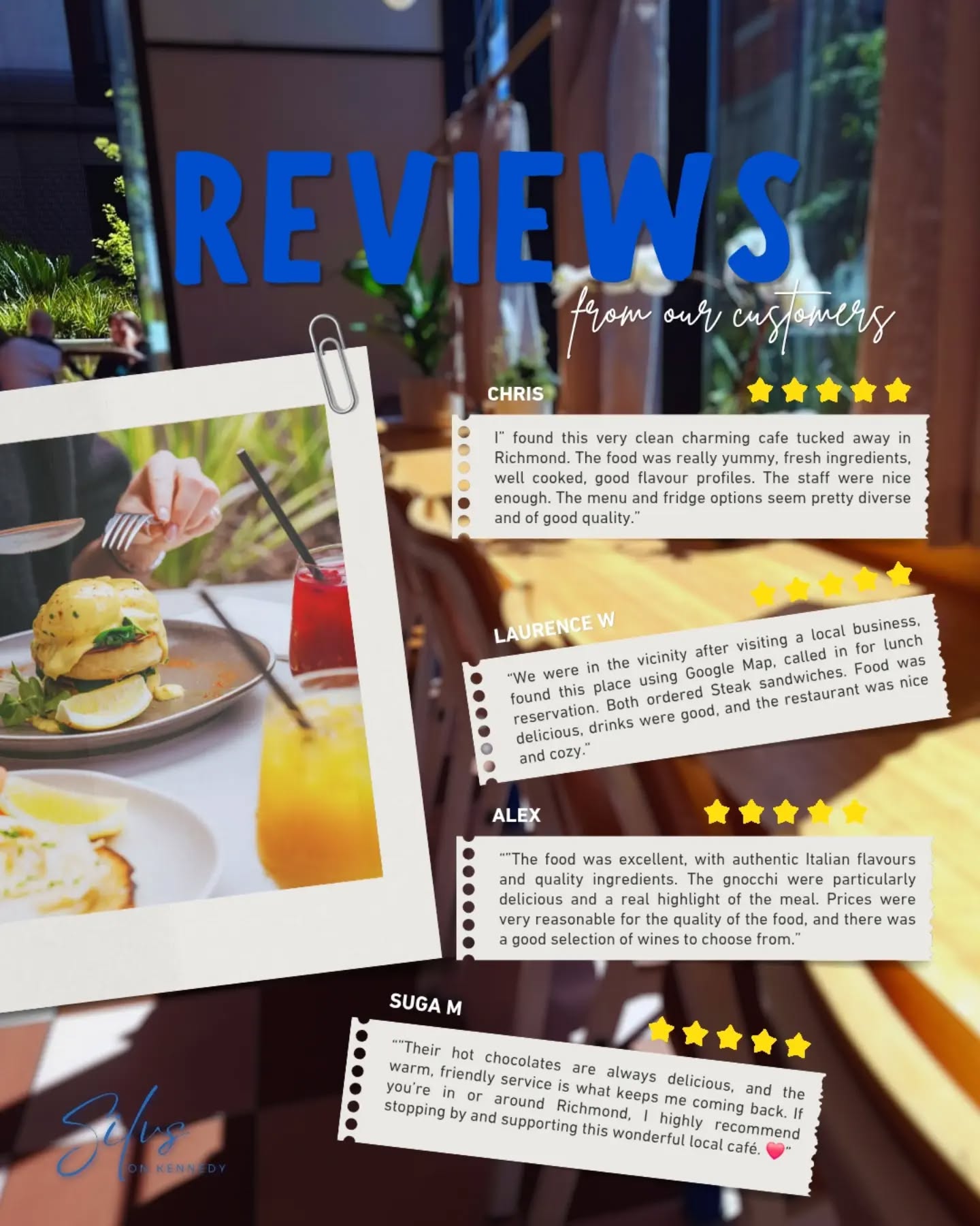 Don't just take our word that we have some of the best coffee and food in Richmond - hear it straight from our amazing customers!
.
.
.
.
.
#richmond3121 #brunchinmelbourne #melbournecafe