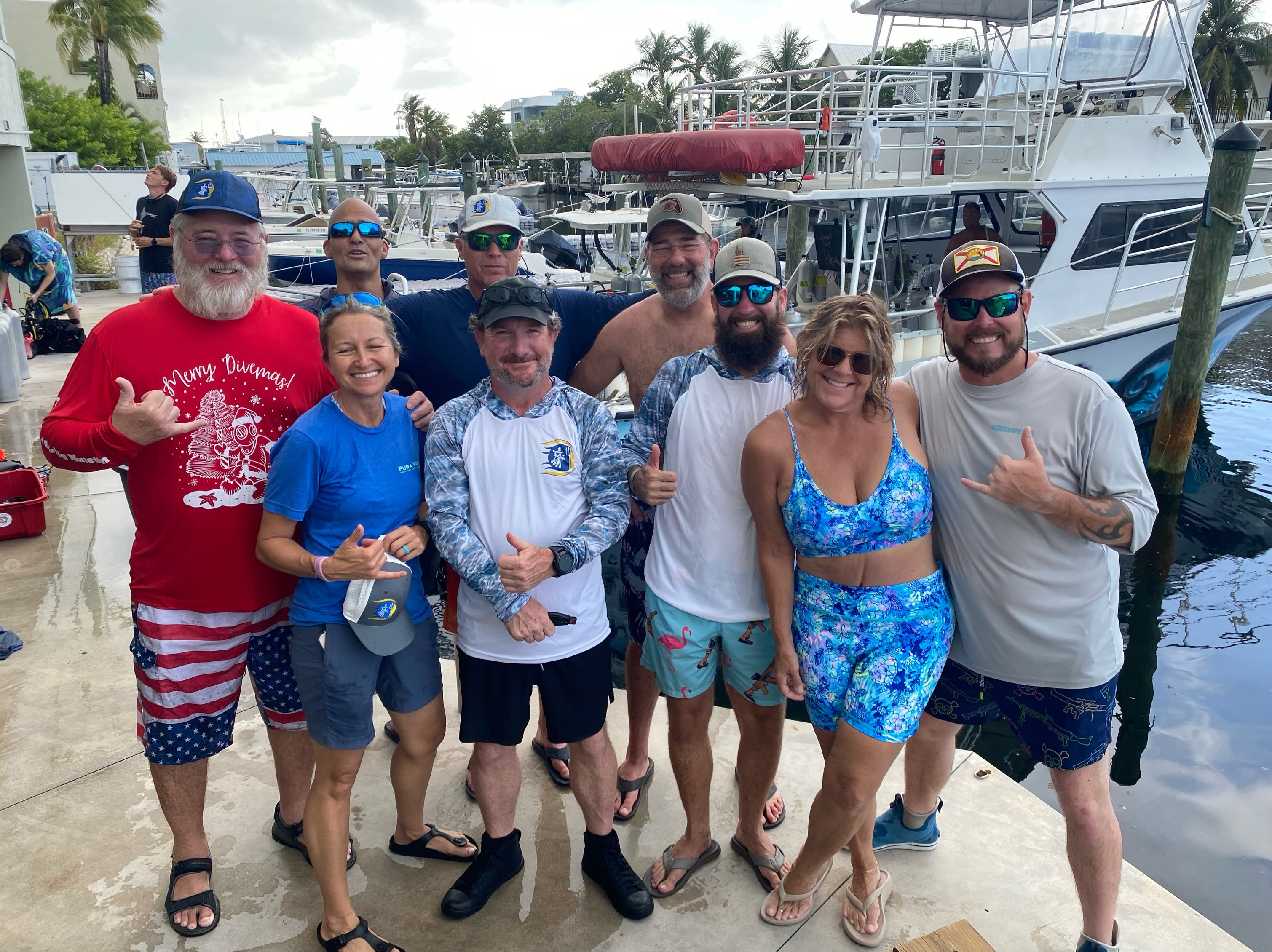 Awesome few dives for SubSurface Veterans on our August monthly trip! Eagle wreck did not dissapoint. 🤙🌊
Big thank you to Islamorada Dive Center and Key Dives for getting us out on the water and back safely. Most importantly, thank you to all the veterans who came out, dove, and shared some great times together.
This is what it’s all about—getting veterans underwater, building camaraderie, and enjoying the ocean. 🇺🇸🤿
@islamoradadivecenter @keydives @jsamuel215 #SubSurfaceVeterans #Veterans #ScubaDiving #VeteranDiving #DiveWithPurpose