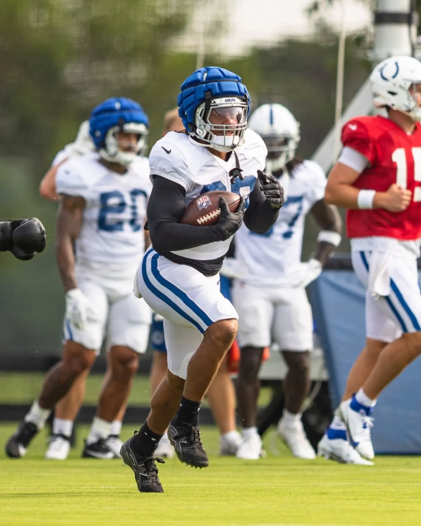 Colts Camp with @fourpointzerosports today at Droplight Grand Park