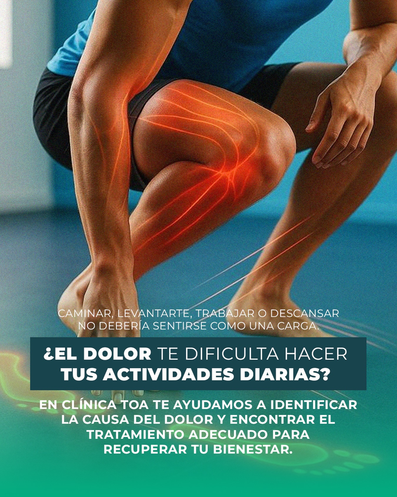 ¿El dolor se ha vuelto parte de tu rutina? 🩺
No tienes que acostumbrarte a vivir con molestias. Con una consulta médica puedes entender qué está pasando y encontrar un tratamiento adecuado para mejorar tu bienestar.
📲 Agenda tu consulta y empieza a cuidar tu salud desde hoy. ☎️ 02 247 3002 | 📞 098 454 5467