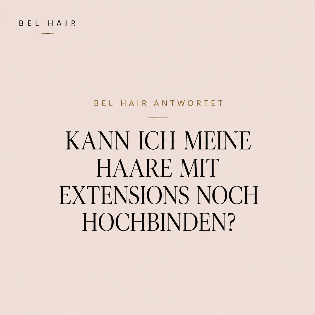 Kann ich meine Haare überhaupt noch hochbinden?
Eine der häufigsten Fragen, die wir in der Beratung hören.
Die Antwort lautet: JA wenn die Extensions professionell und individuell eingearbeitet werden.
Bei BEL HAIR planen wir jede Einarbeitung so, dass sie zu deinem Alltag passt. Ob offene Haare, Zopf oder Dutt dein Haar soll nicht nur schön aussehen, sondern sich auch natürlich tragen lassen.
Denn unser Ziel ist nicht nur ein schönes Ergebnis im Salon, sondern auch ein gutes Gefühl jeden Tag. 🤍
#extensions #haarverlängerung #haarverdichtung #hairgoals #belhairküsnacht