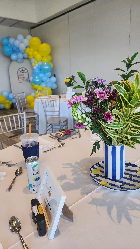 💛💙 Ciao Baby! What a beautiful way to celebrate! 🍼✨
We created this sweet
“Ciao Baby” baby shower with custom backdrop, yellow & blue balloon arches for the dessert table and photo zone, plus adorable themed floral centerpieces for the guest tables. 🌼🎈
All set against the amazing ocean view at Oceanic in Pompano Beach! 🌊✨
Planning a baby shower in South Florida?
DreamARK Events creates custom baby shower decorations, balloon arches, backdrops, flowers, and event décor in Pompano Beach, Fort Lauderdale, Broward, Miami & Palm Beach 📍
#CiaoBaby
#BabyShowerDecor #BalloonDecor #PompanoBeachEvents #SouthFloridaEvents