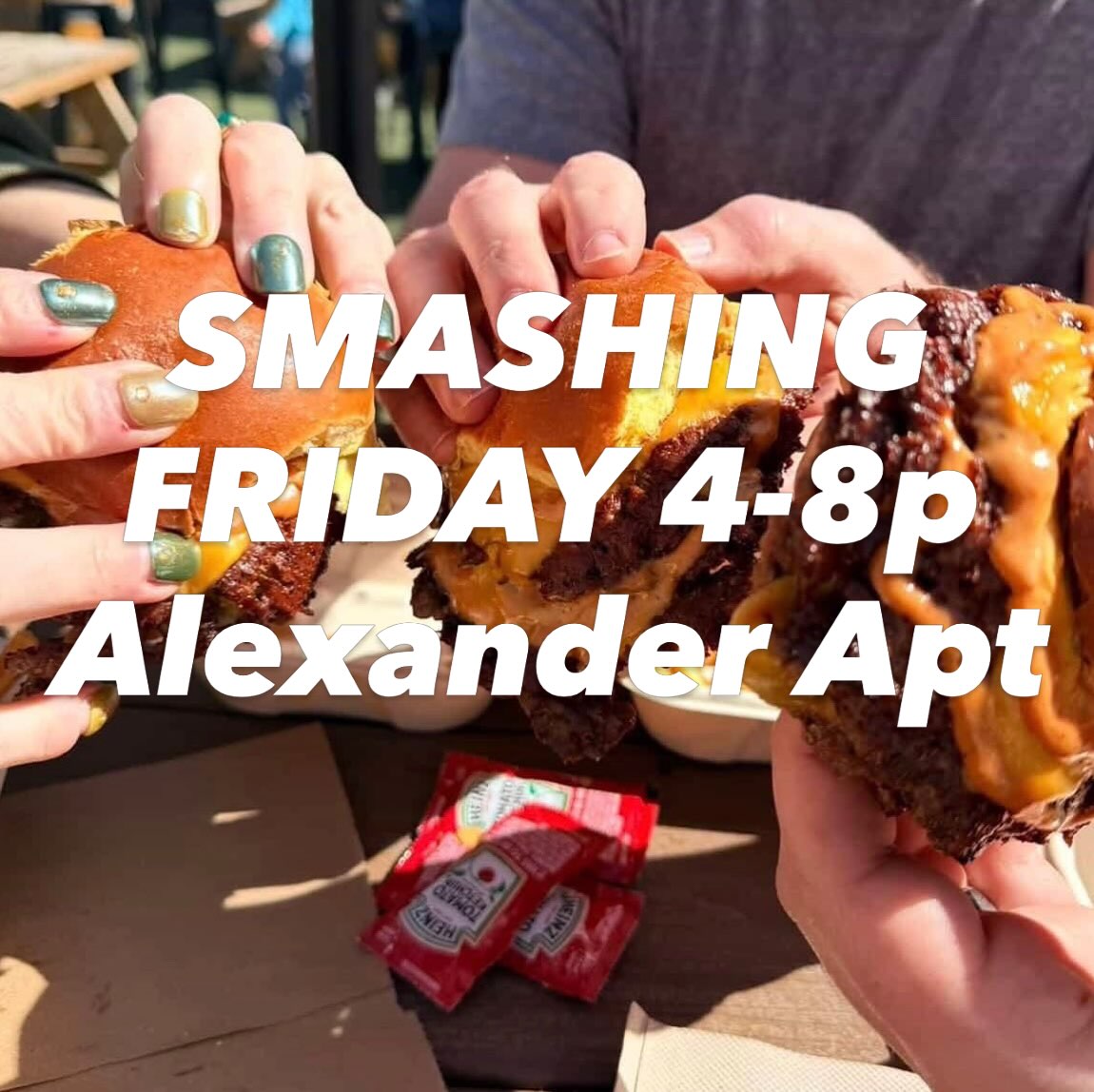 MENU
SMASHBURGERS
1. OG SMASH
2. Cowboi SMASH
3. Fries
4. SNOBALLS
#nolasliders #smashburgers #snoballs #renotahoe