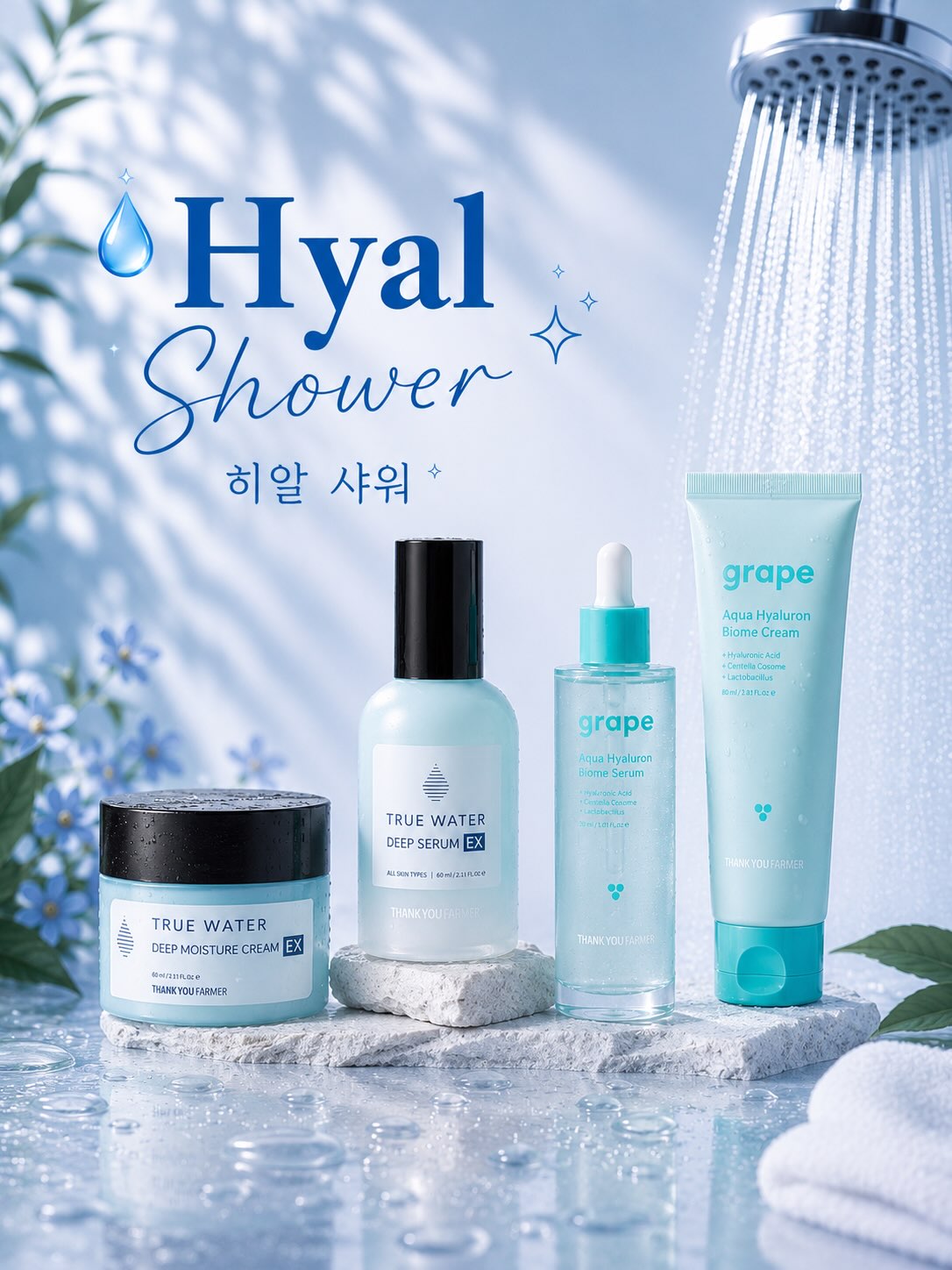 Der neue K-Beauty-Trend 👀🇰🇷
➡️ Hyal Shower für maximal hydratisierte Haut 🧖♀️💧✨
#HyalShower #KBeauty #KoreanSkinCare #HydratedSkin #SkincareTrends