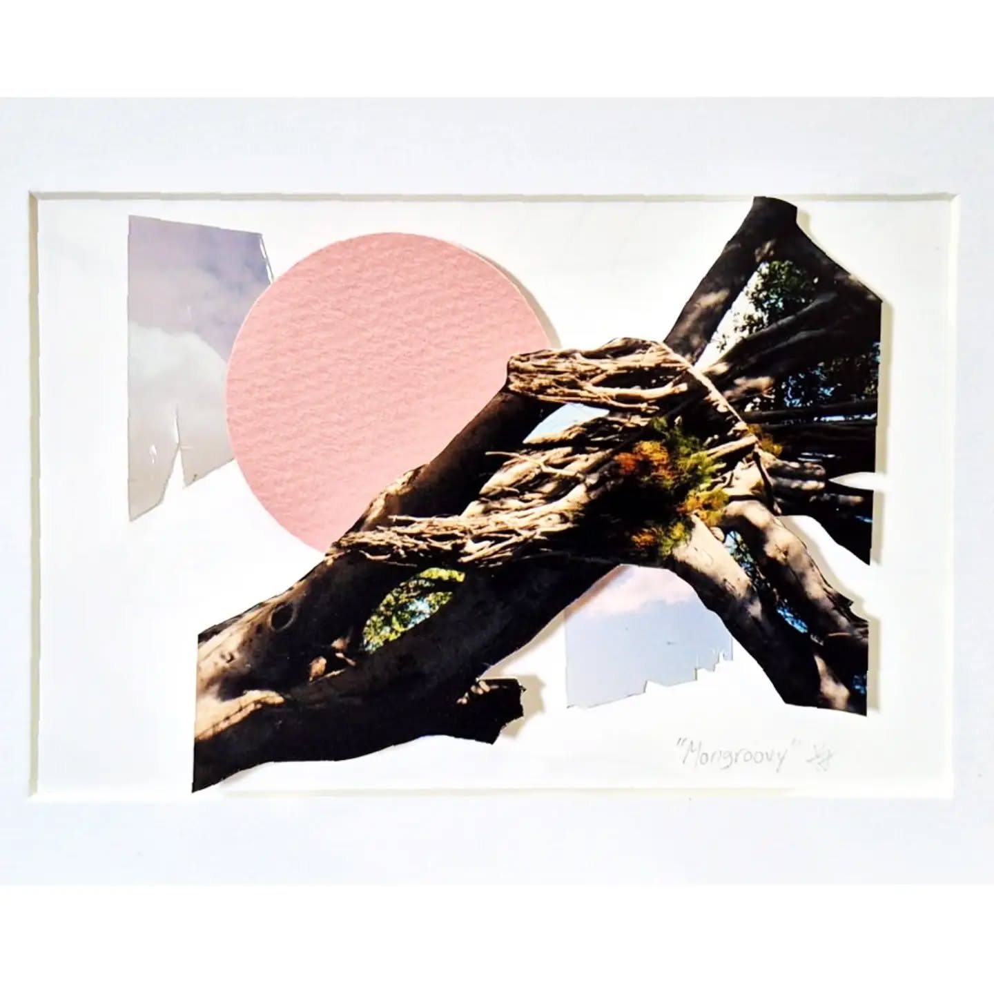 Mongroovy
18 x 23 cm (framed)
Multilayered Photography collage
Taken with Nikon AF200
2026
This one is about a journey to Key West and its funky trees.
My photo collages illustrate how our memories fade and merge with older or forgotten ones. Over time, these memories blur together, get mixed, become abstract. The burnt / cut-out spots symbolize memory loss, erased by time or diseases.
If interested, contact me.
#photography #miami #keywest #solareclipse #luxembourg