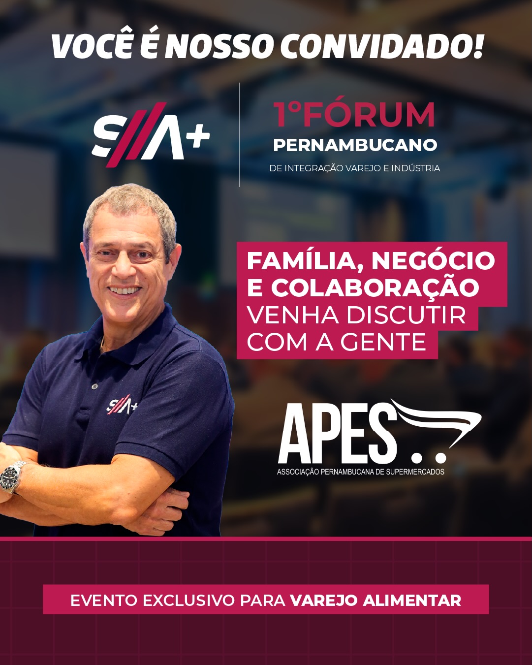 O varejo pernambucano cresce quando existe diálogo, troca e construção conjunta.
É por isso que o 1º Fórum Pernambucano de Integração Varejo e Indústria em parceria com a Associação Pernambucana de Supermercados (APES), chega como um espaço importante para aproximar supermercadistas e grandes parceiros de negócio, discutir os desafios do mercado e buscar caminhos para fortalecer o varejo local.
No dia 25 de agosto, Recife será palco de uma manhã dedicada a ideias, conexões e debates que podem gerar impacto real para o setor.
Um encontro para ouvir, debater e construir o futuro do varejo pernambucano junto com quem faz acontecer.
25 de agosto | 8h às 14h30
Centro de Eventos Recife
Confirme sua presença pelo WhatsApp 11 919972793
#VarejoPernambucano #Supermercados #TradeMarketing #VarejoEIndustria #SAmais