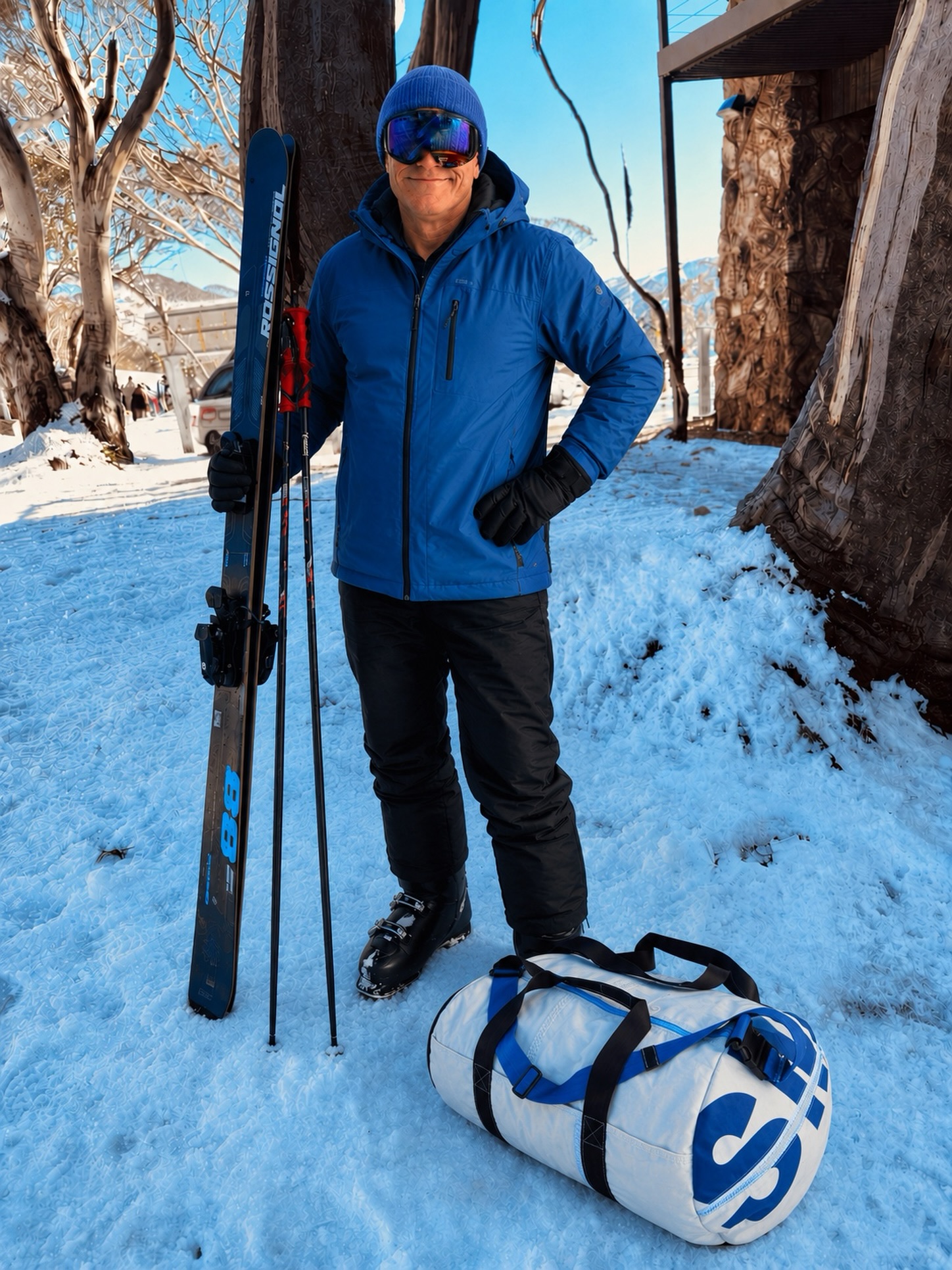 My amazing bro-in-law, Stu, ordered a custom Duffle Bag for sailing but it didn’t take long for him to work out that it was just as serviceable on the ski fields!
DM us to discuss your custom ideas or send an email enquiry via the website (link in bio).
#mthotham#powdermountain#tasmaniandesign#repurposedfabric#victorianalps