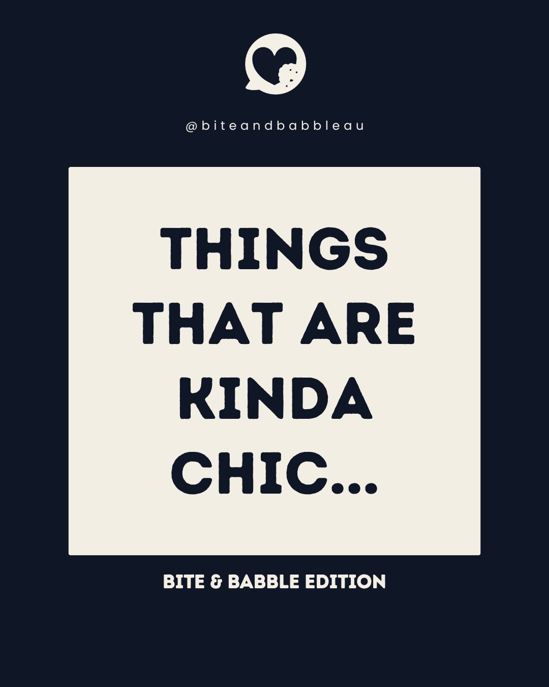 Kinda Chic being a neurodiversity affirming clinician at BAB ✨🎉
We couldn’t possibly create positive therapy outcomes without providing a safe space to parents, our little friends & staff… 🙈
So yeah, Bite & Babble is kinda chic 🥰
#kindachic #speechpathology #neurodiversityaffirming #autism #communication