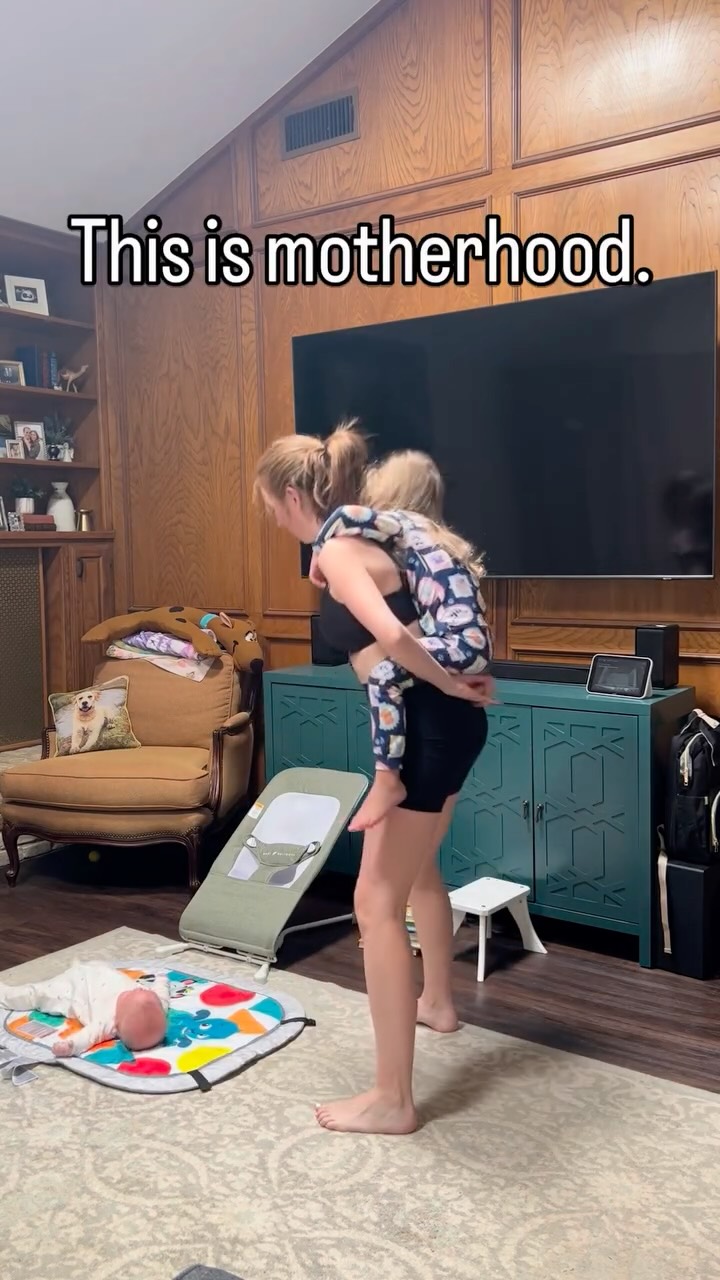 This is motherhood.
Both kiddos woke up while I was trying to do a quick workout.
It would’ve been so much easier to just end my workout and call it a day.
But then I thought, “why should I?”
I’m trying to heal and recover during this postpartum period. I want my kids to see what it looks like to show up for yourself, to be strong, and to take care of yourself.
So, let’s make lemonade out of lemons!
#PostpartumRecovery #PrenatalFitness #PelvicFloorPhysicalTherapy #PelvicFloorPT #DrWatsonWellness