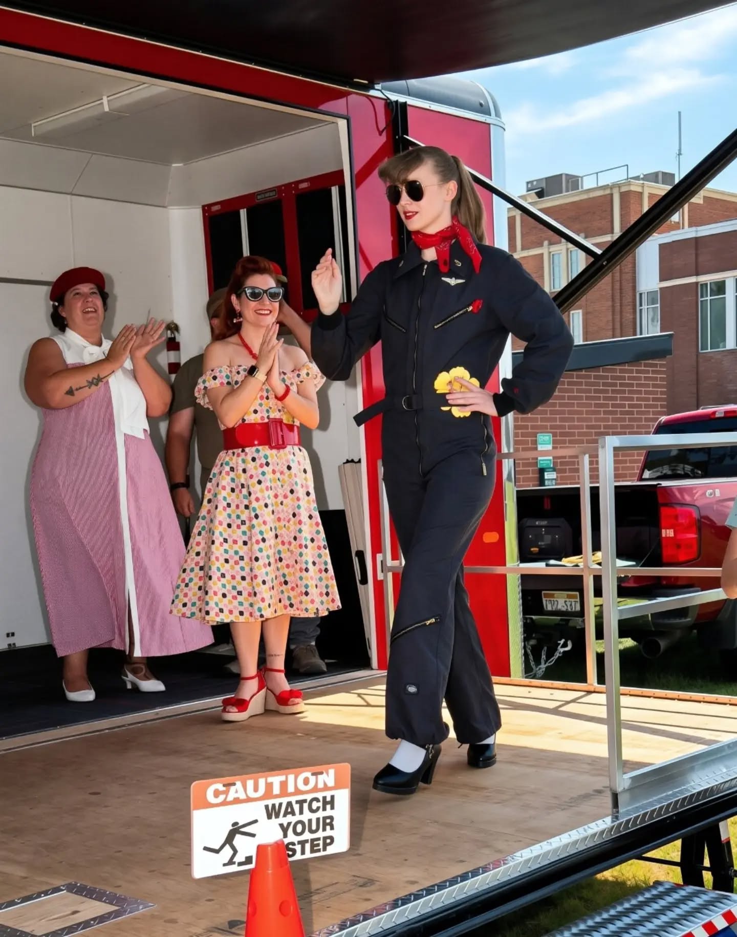 Today's VFW show was an honor to be a part of!!!
Here's our incredible contestants from the pinup contest!
Contestant #1 Aspen Belle
Contestant #2 Pixie Delite
Contestant #3 Nyxy Vixen
Contestant #4 Sonny Delight 😉
#supportourvets🇺🇸
All 📸 creds to the incredible @scotts_photos20