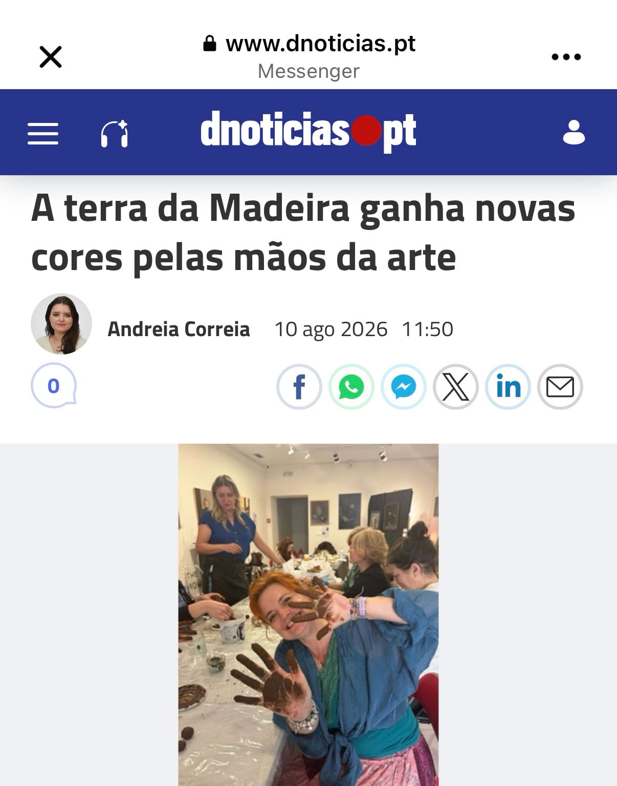 Today Soil & Soul is in the Madeira press! @jm_madeira and @dnoticiaspt
Our journey connecting art, soil, nature and community continues — together with SocioHabitaFunchal E.M., @sociohabitafunchal Natural Farming Center Shizen from Italy @natural.farm.shizen and FOCO from Spain @focoeuropa
Proud to bring Madeira into SoilTribes @soiltribes , a European initiative where art, science and communities come together to rethink our relationship with the soil beneath our feet.
A big thank you to the Madeira media for supporting the project and helping its story grow beyond our workshops. 💚
#SoilAndSoul #SoilTribes #artemassociation #arthubmadeira