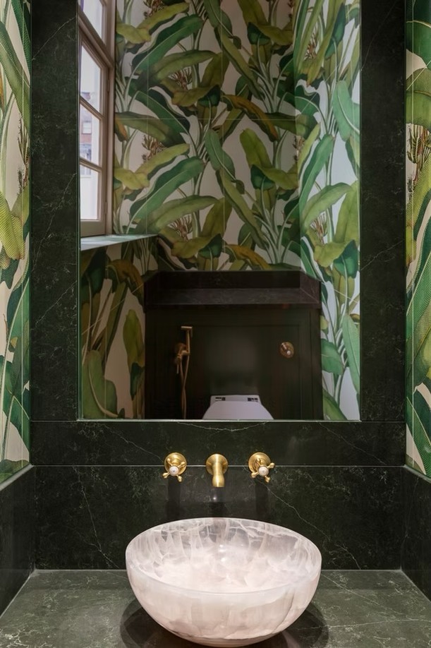 Bold design has its place — and nowhere is it more effective than in a powder room.
Unlike larger spaces, a guest powder room is the perfect opportunity to embrace colour, pattern, and personality without overwhelming the rest of the home. It’s where you can create a memorable first impression and give guests an unexpected design moment.
For this Belgravia powder room, we combined rich colours, striking finishes, and carefully layered textures to create a luxurious space with real impact. Every element was selected to work in harmony, proving that bold interiors don’t have to feel busy — they can feel sophisticated, confident, and timeless.
If you’re hesitant about introducing colour into your home, start with the powder room. It’s often the smallest room, but it can deliver the biggest wow factor.
Susan Van Meter | Going Beyond Design
susanvanmeter.com | info@susanvanmeter.com | 0207 971 7797
#LuxuryInteriors #PowderRoomDesign #BoldInteriors #InteriorDesign #LuxuryBathrooms #ColourInspiration #BespokeInteriors #InteriorArchitecture #LondonInteriors #LuxuryHomes #HomeInspiration #StatementDesign #TimelessInteriors #ResidentialDesign #GuestBathroom